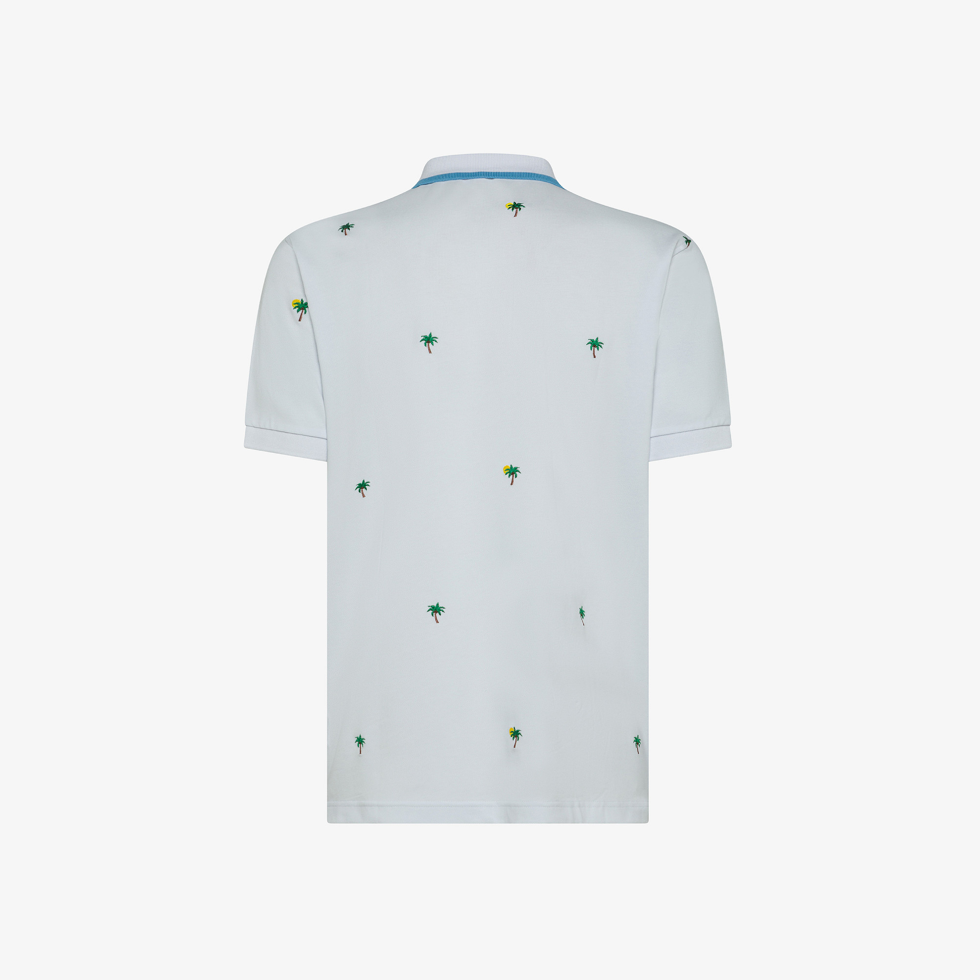 POLO FULL EMBROIDERY S/S BIANCO