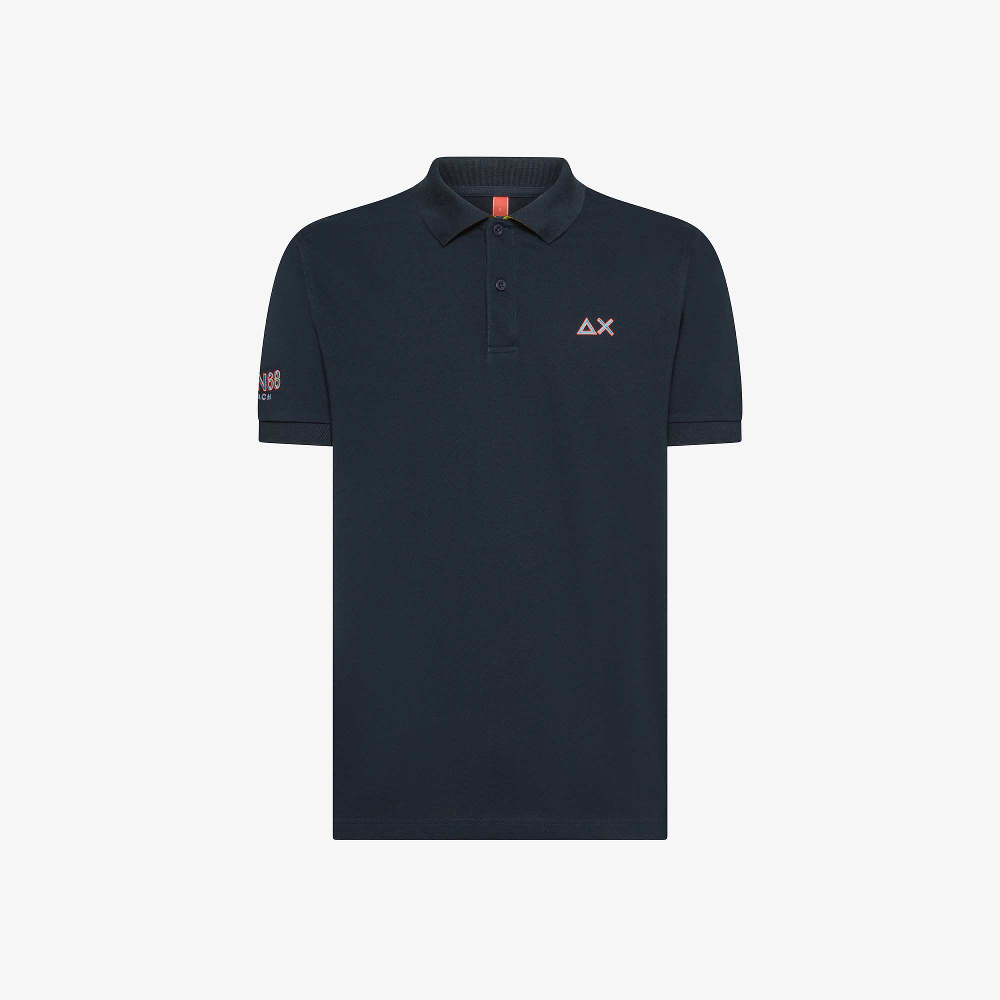 POLO SUN68 LOGO BEACH S/S