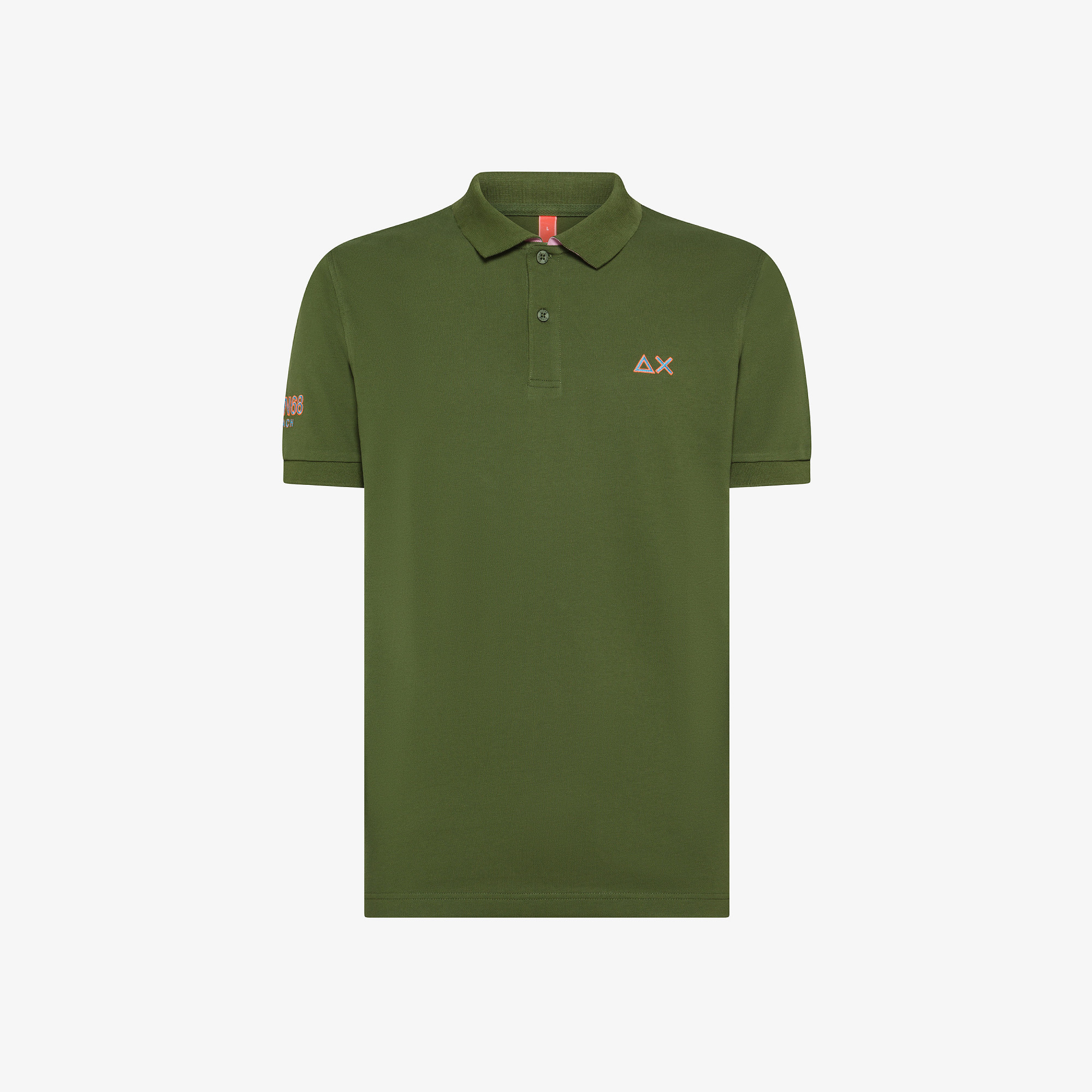 POLO SUN68 LOGO BEACH S/S