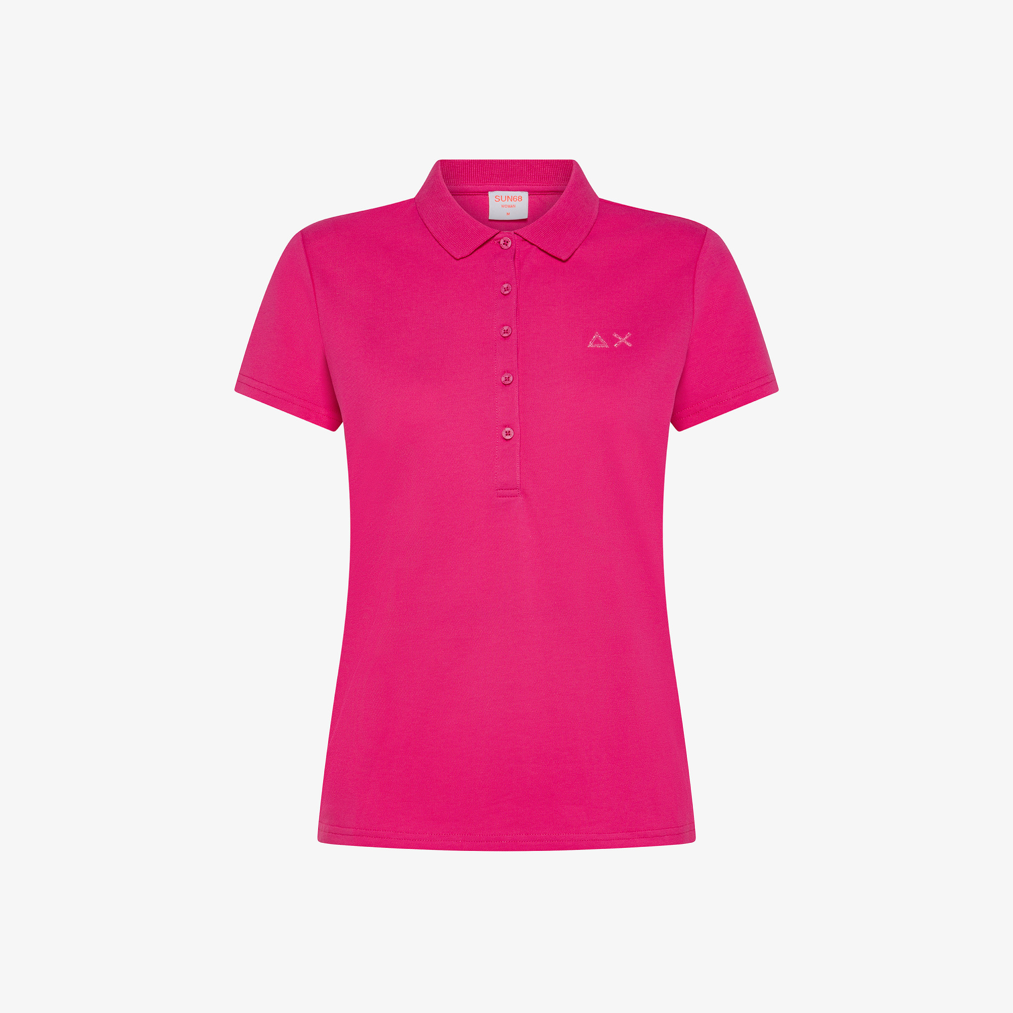 POLO SOLID SLIM FIT S/S FUXIA