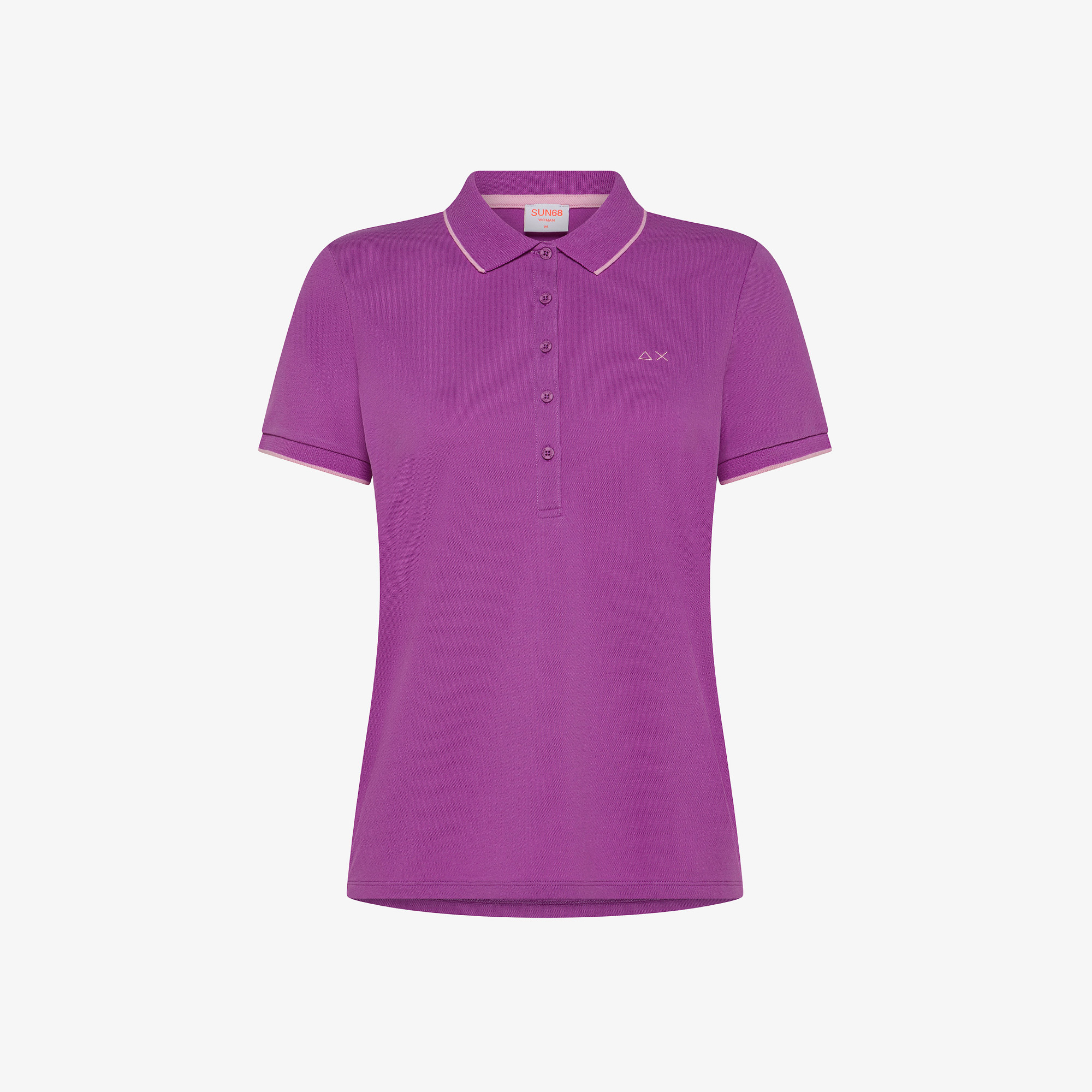 Cyclamen slim fit polo shirt