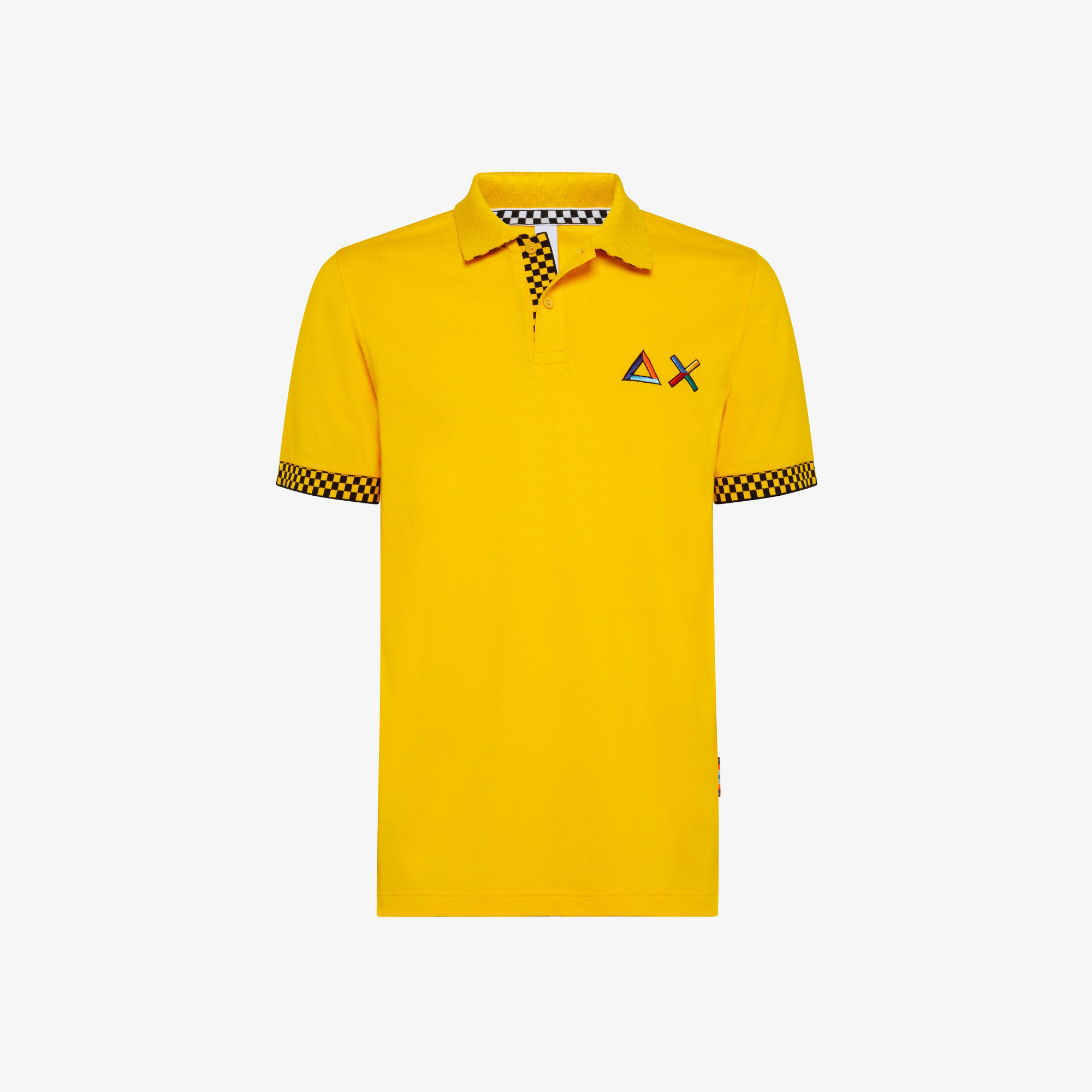 POLO EL. PATCH S/S YELLOW