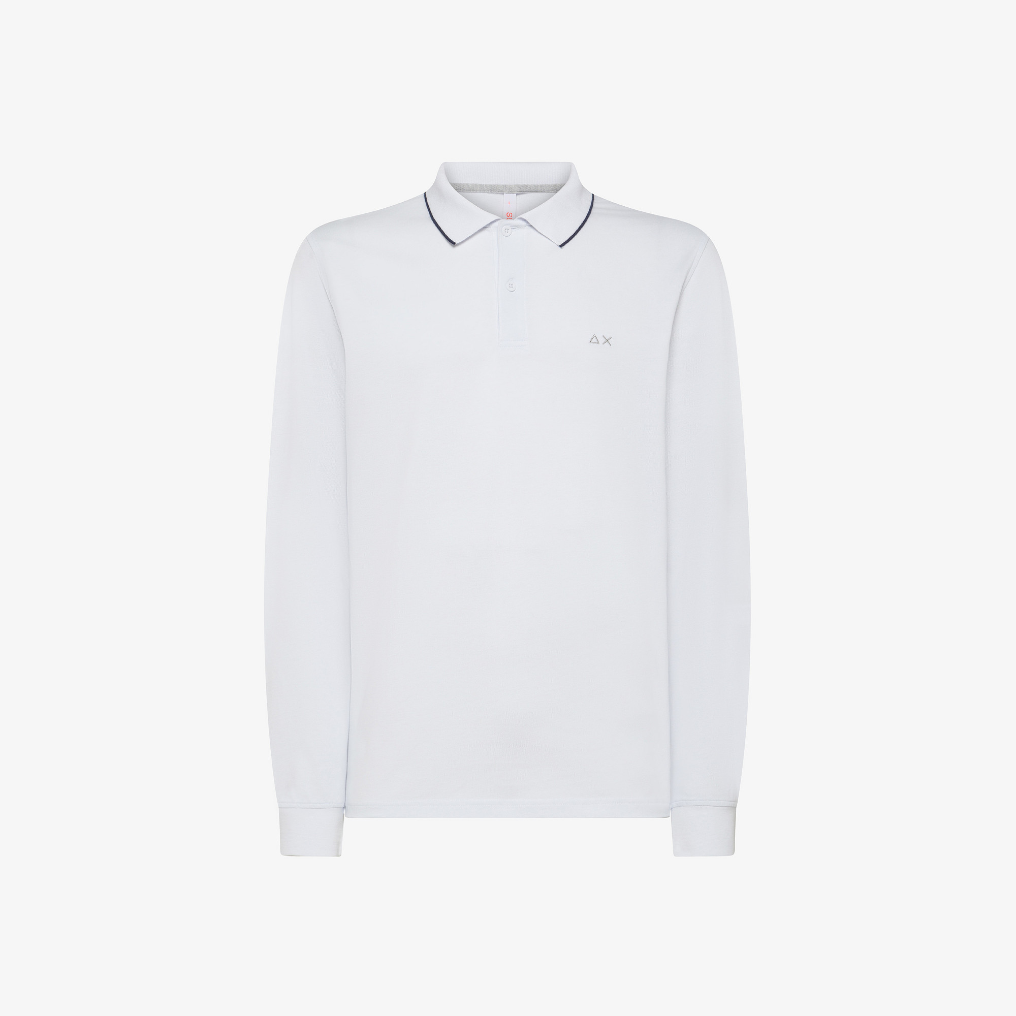 Cotton piqué polo shirt WHITE