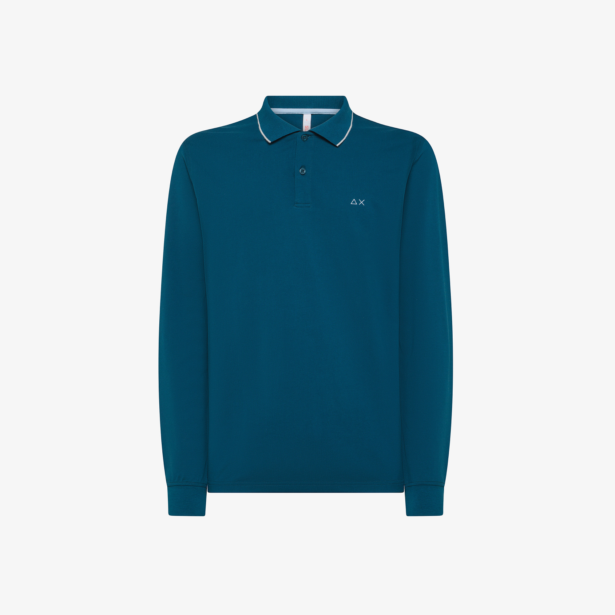 Cotton piqué polo shirt DEEP BLUE