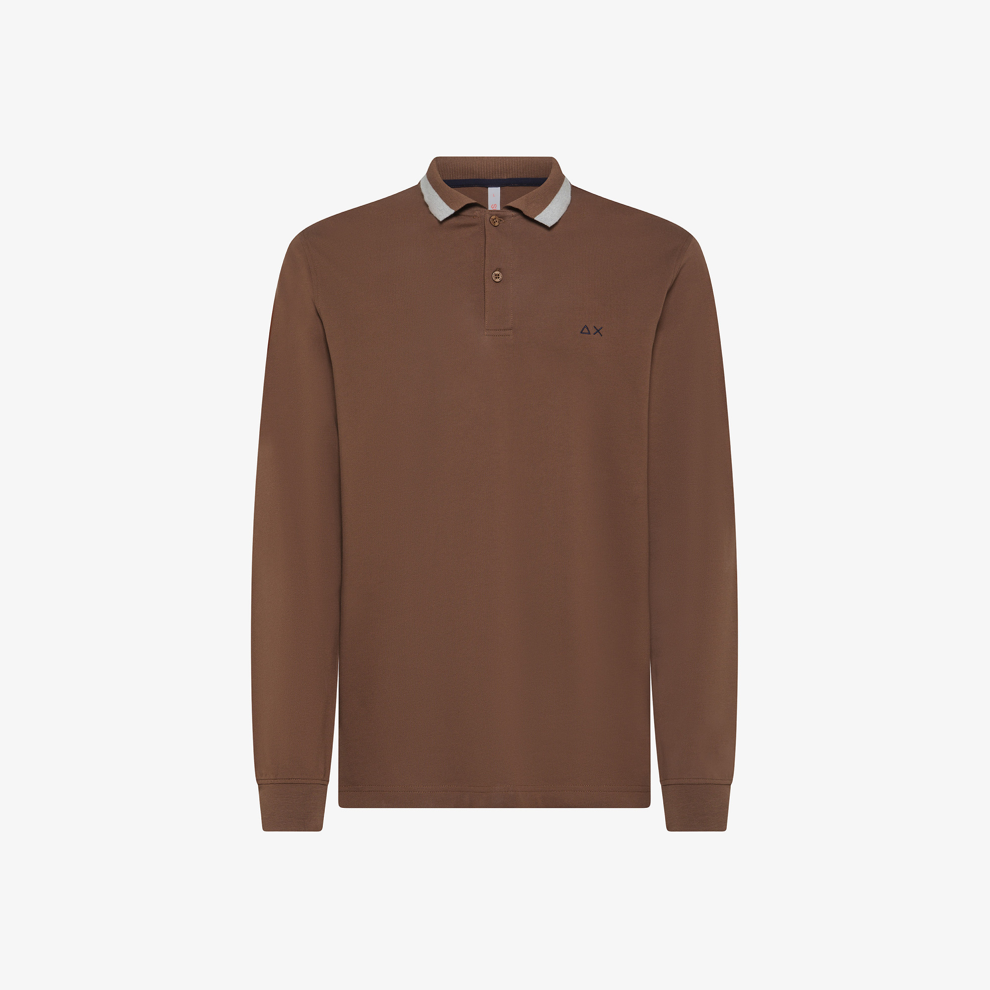 POLO BIG STRIPES EL. L/S BROWN