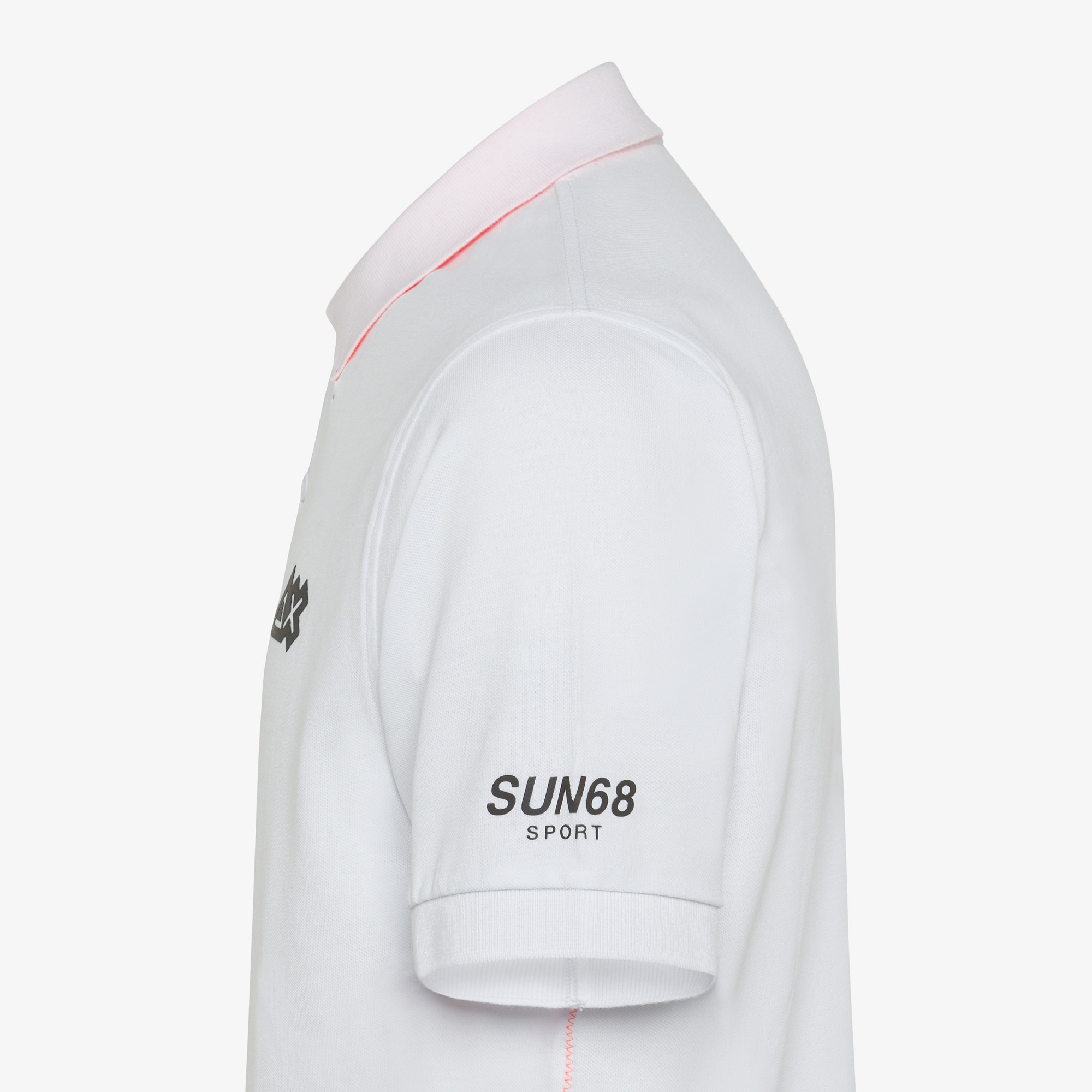 Cotton piqué polo shirt WHITE