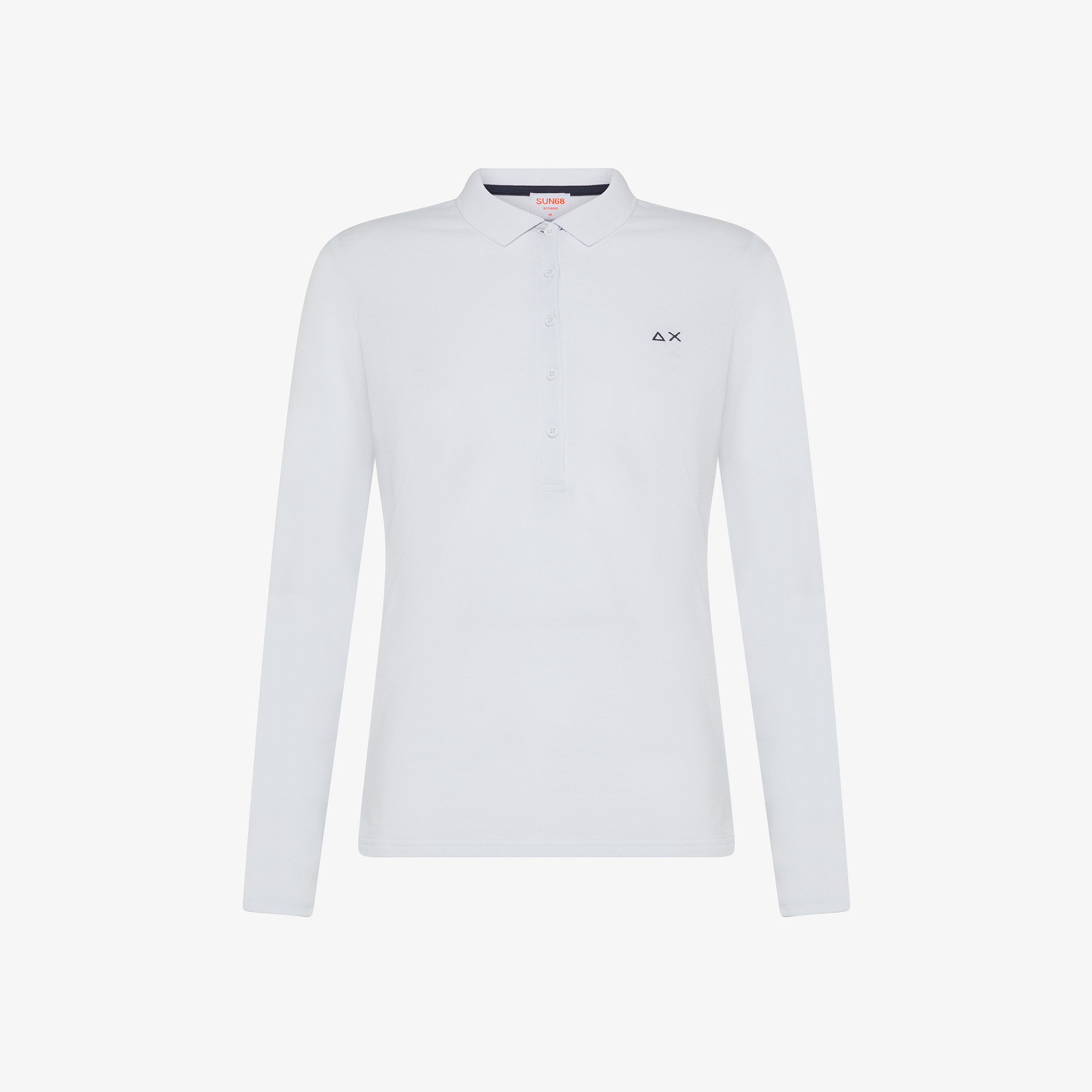 Cotton piqué polo shirt WHITE