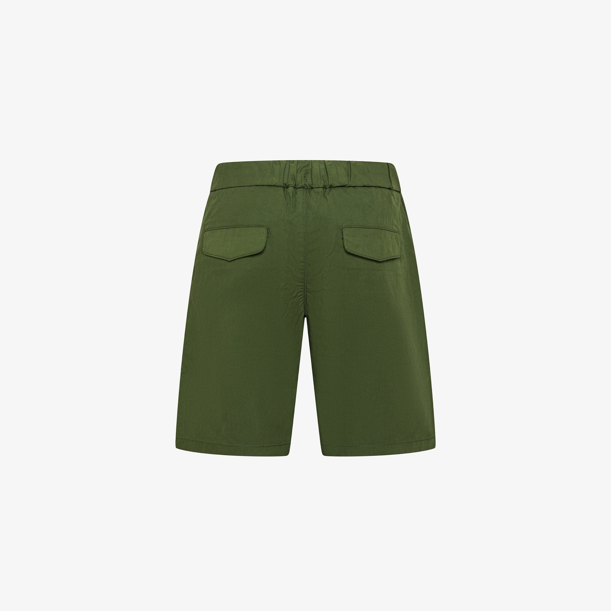 Bermuda in cotone verde scuro