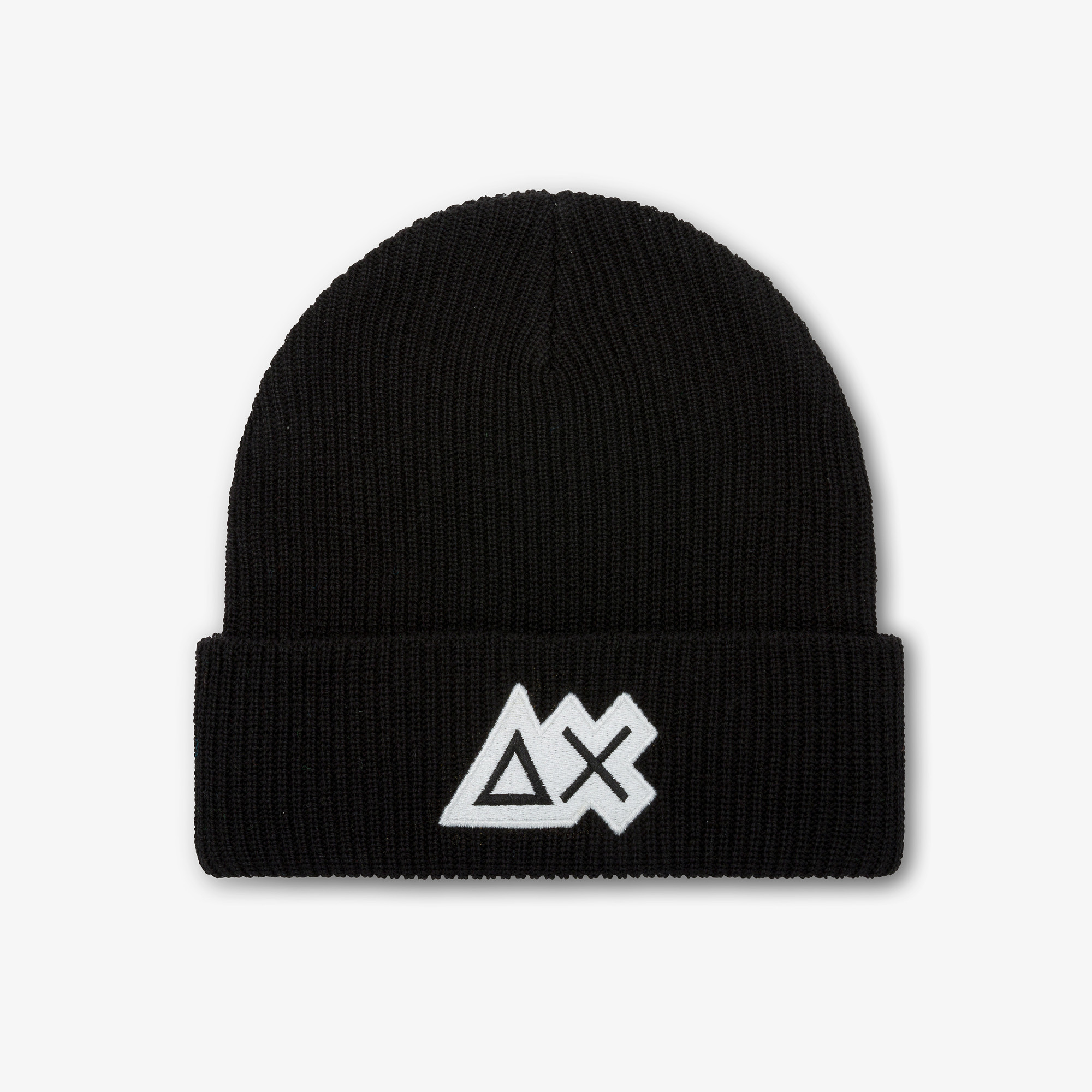 Ribbed wool beanie BLACK