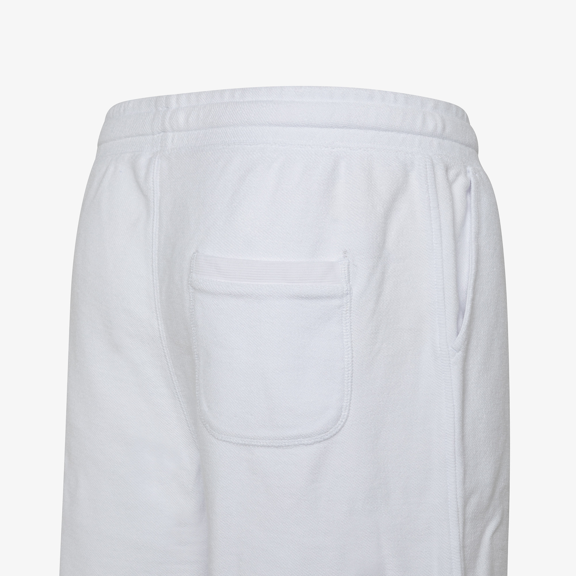 PANT SHORT SPONGE FLEECE WHITE