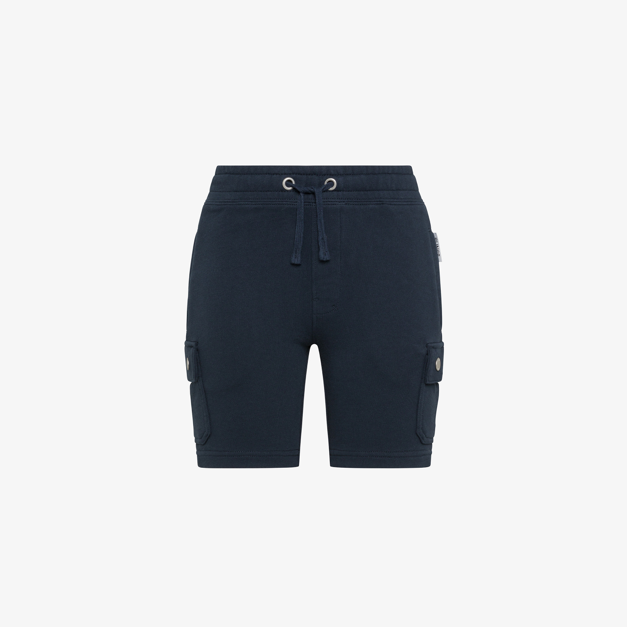 BOY'S PANT SHORT CARGO COTT.FL. NAVY BLUE