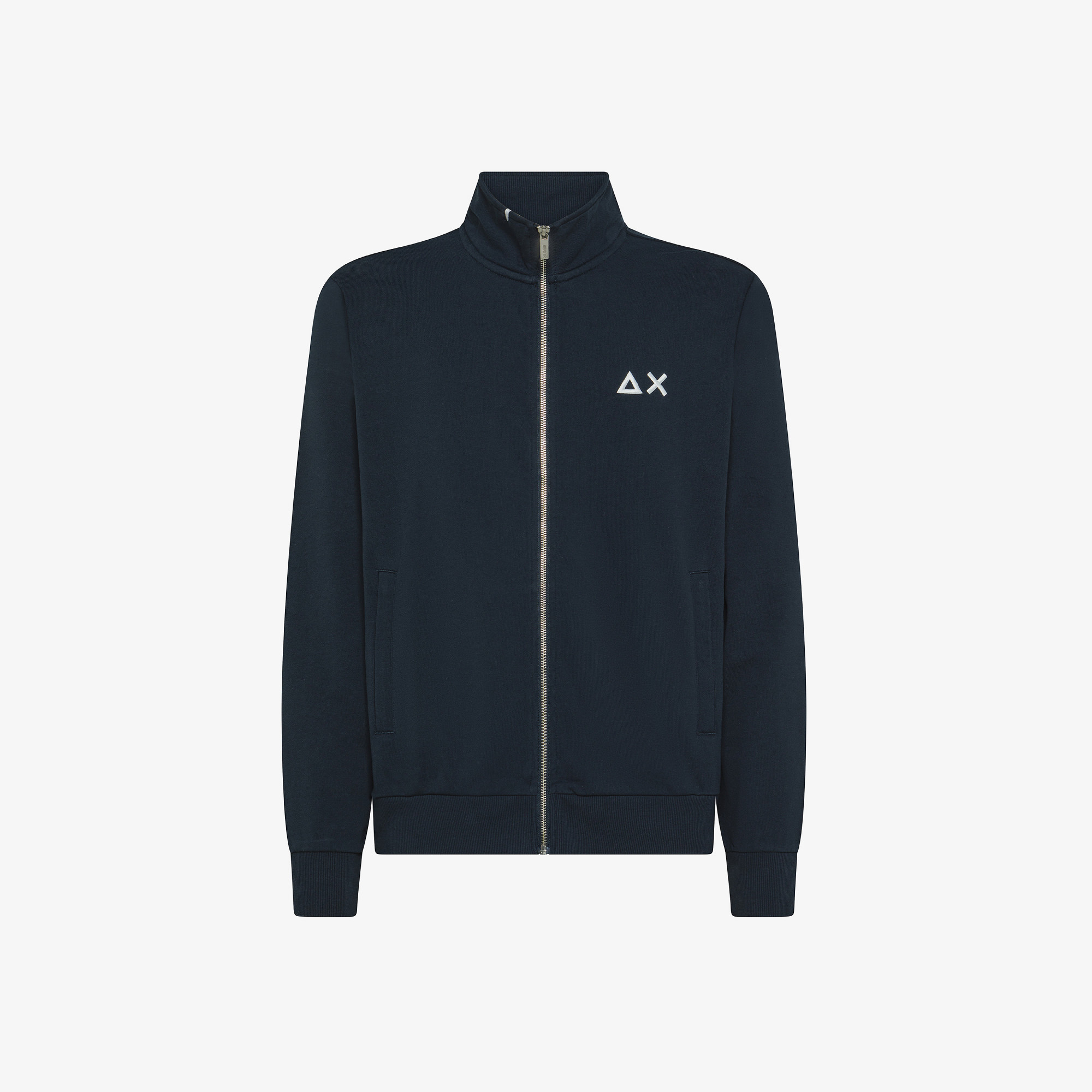 TRACK ZIP BASIC FLEECE NAVY BLUE