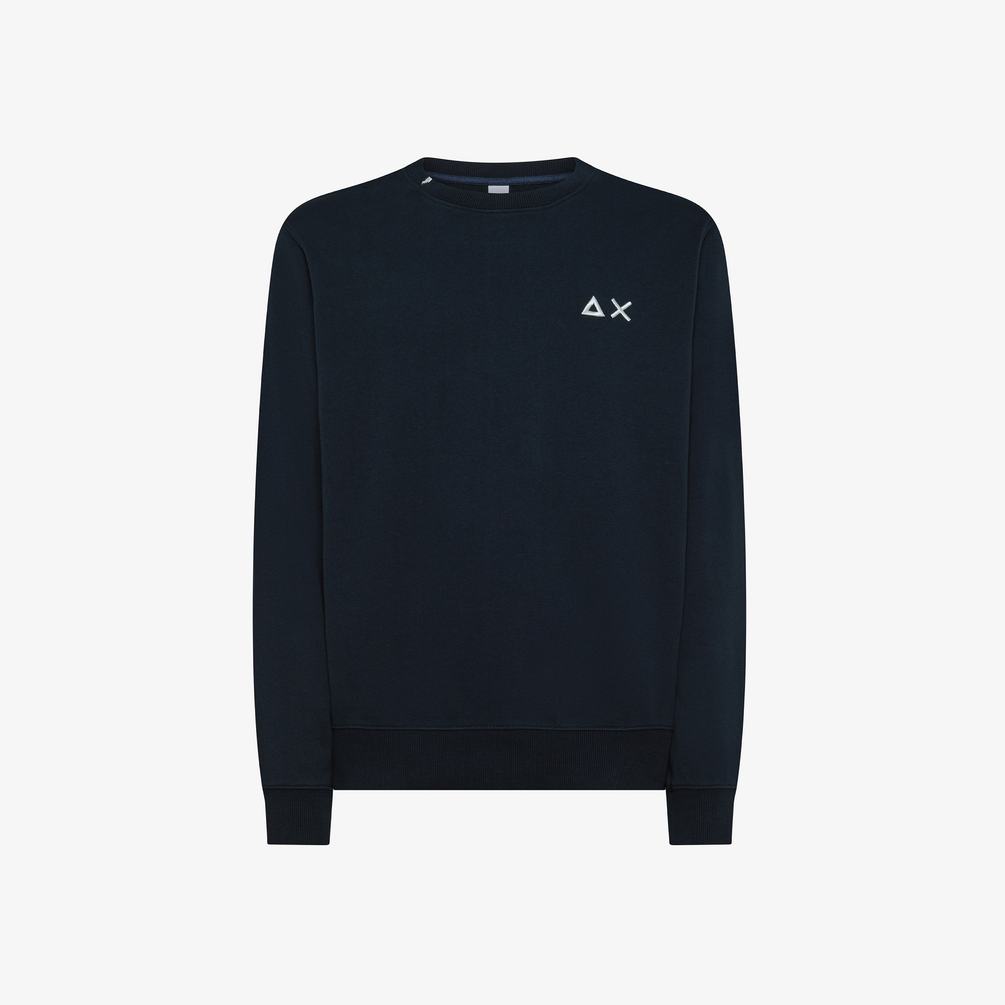 SWEATSHIRT BASIC FLEECE NAVY BLUE