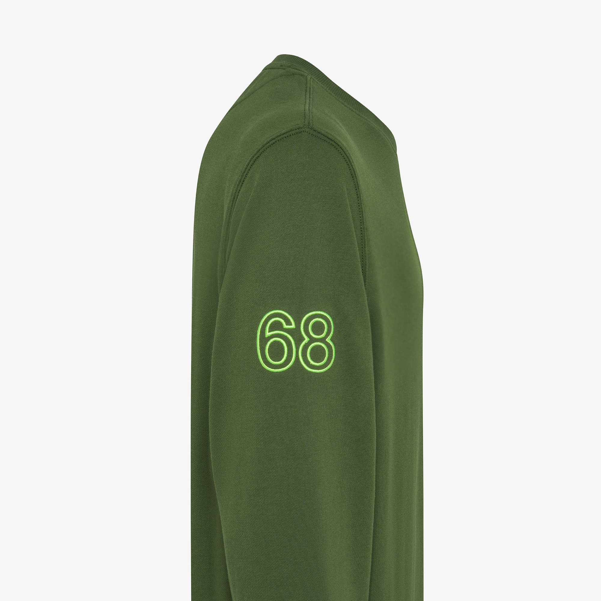 SWEATSHIRT SUN68 FLUO FLEECE DARK GREEN