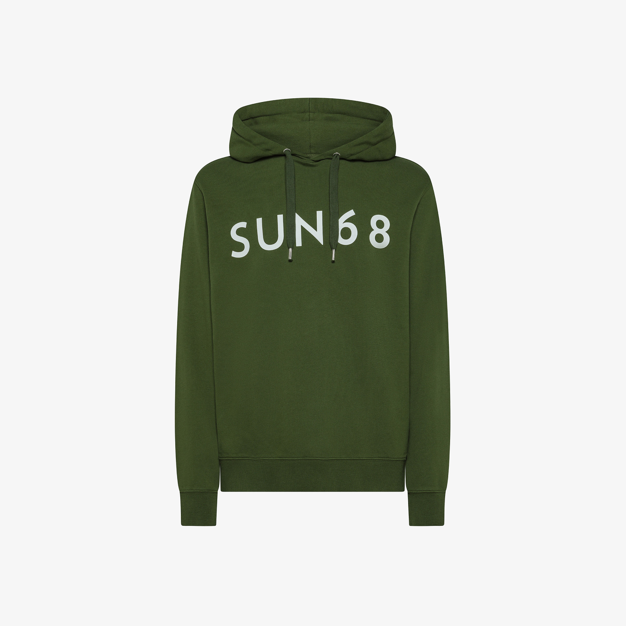 HOODIE SUN68 EVERYDAY LIFE FLEECE VERDE SCURO