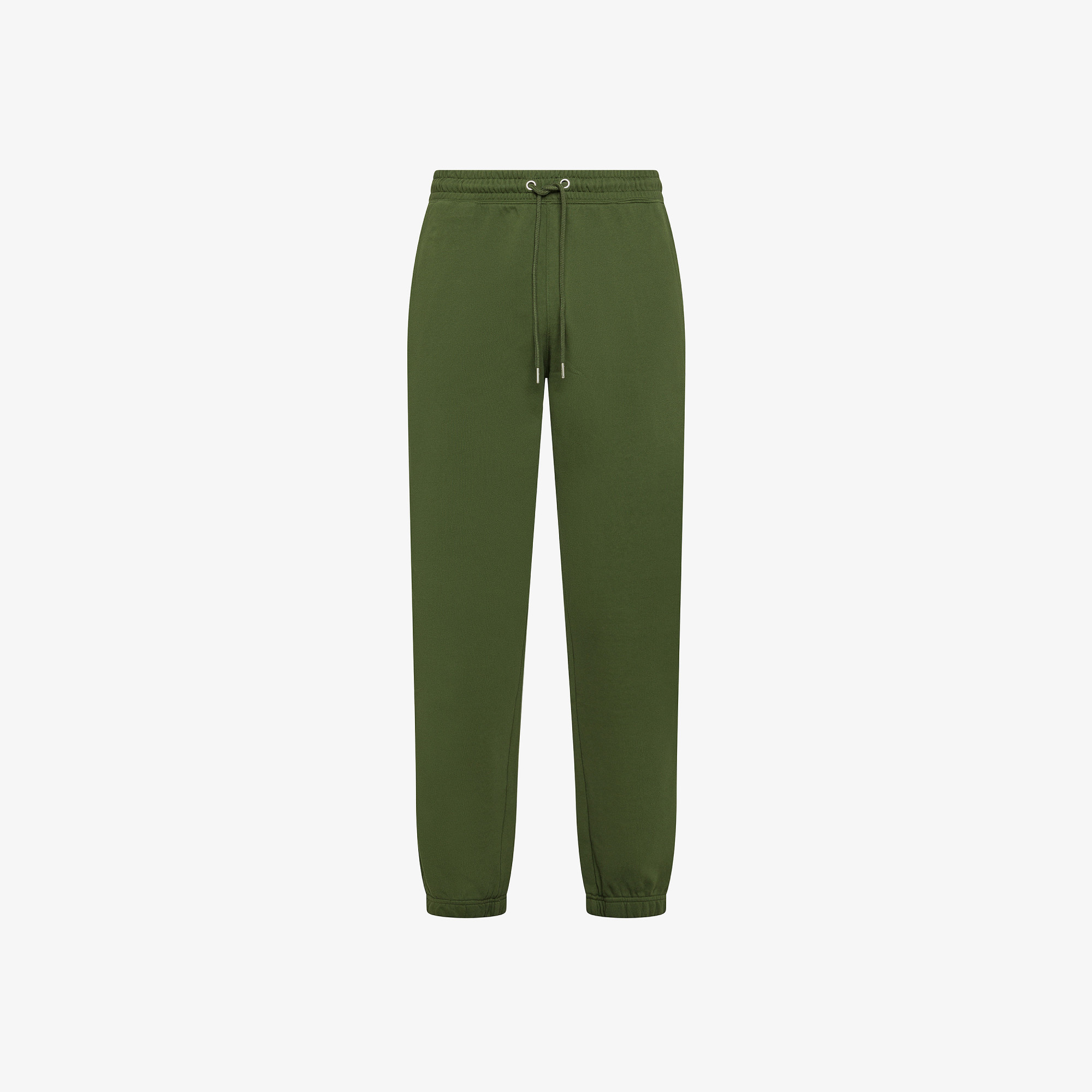 SWEATPANTS BASIC FLEECE VERDE SCURO