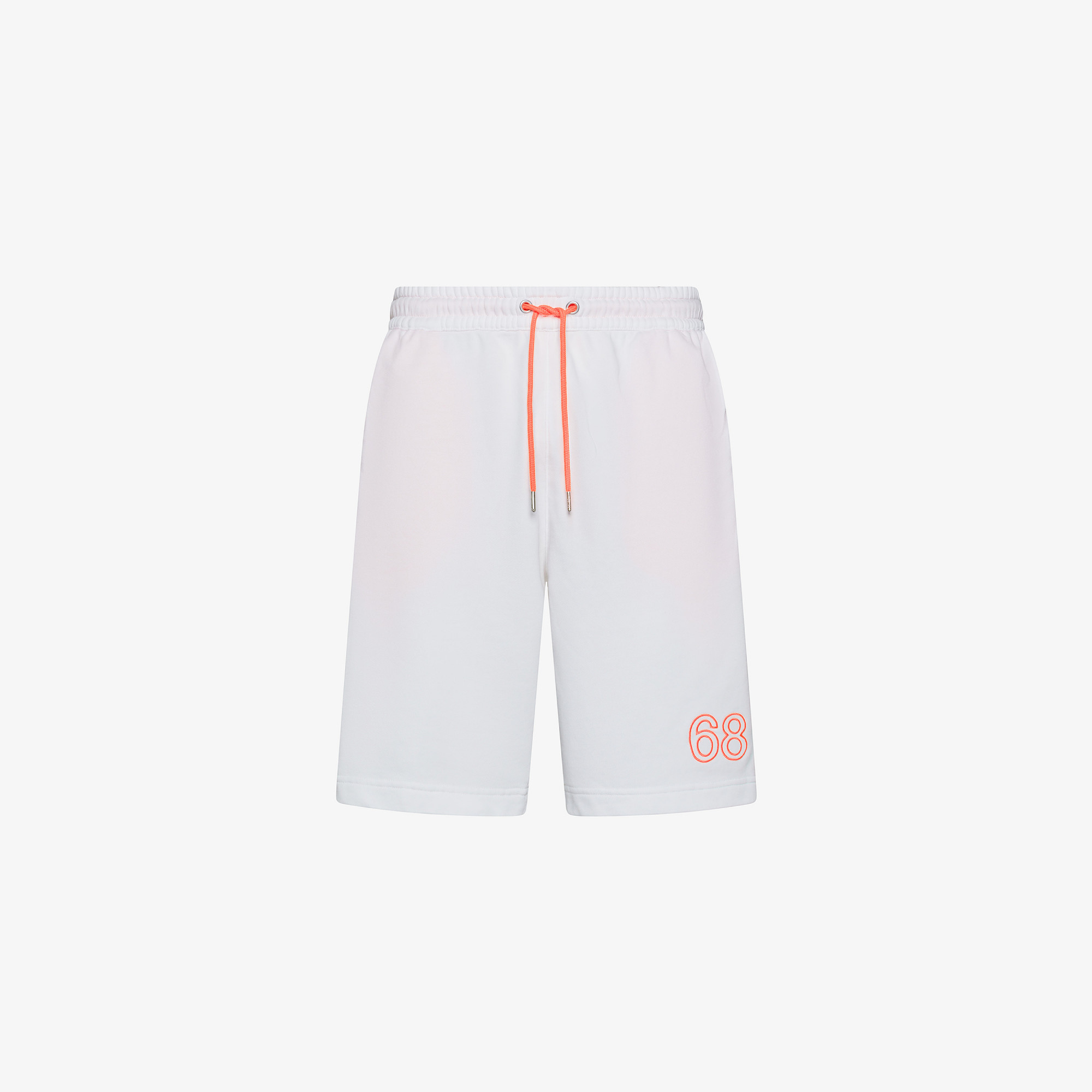 SWEATSHORTS FLUO FLEECE OFF WHITE