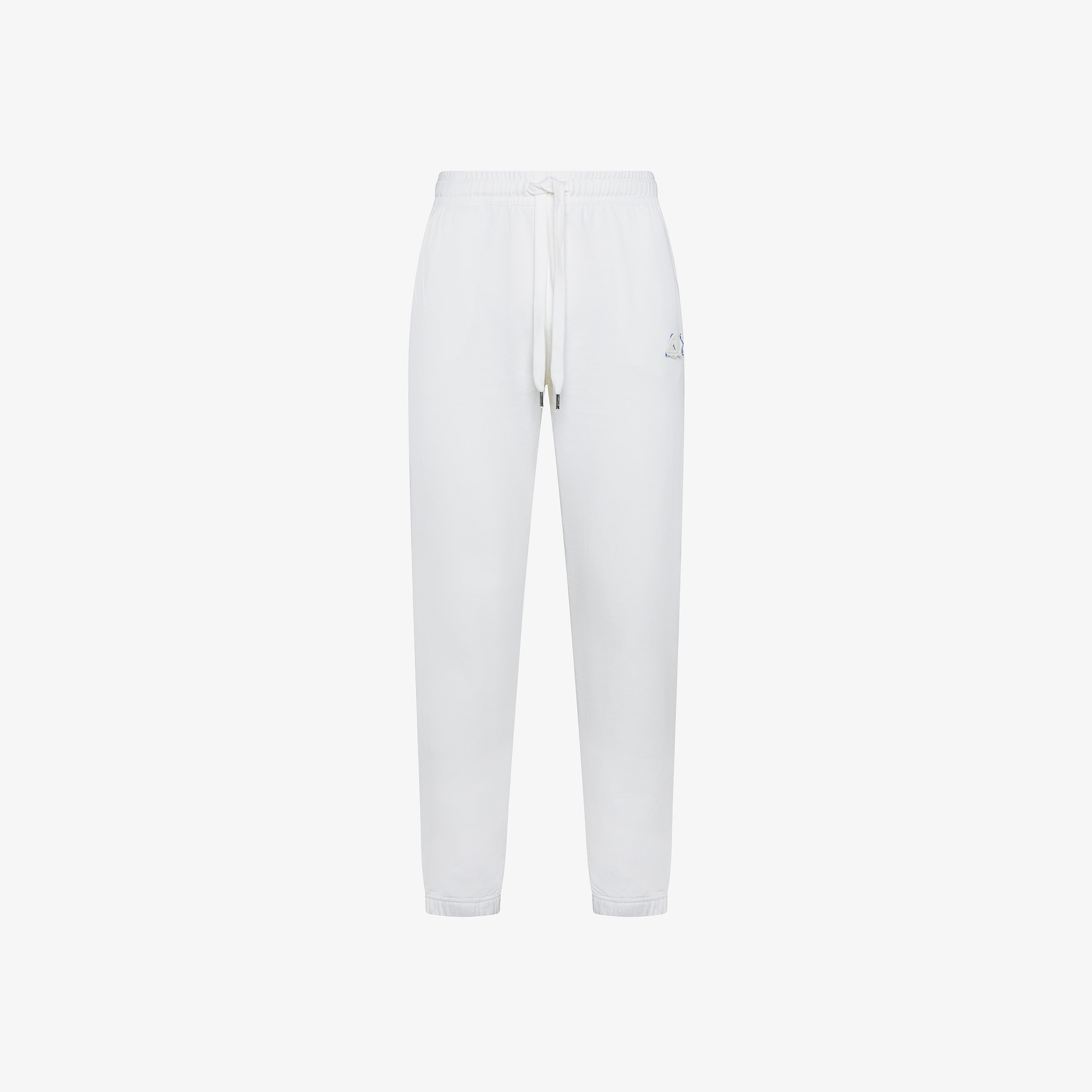 Pantaloni bianco panna in felpa vintage