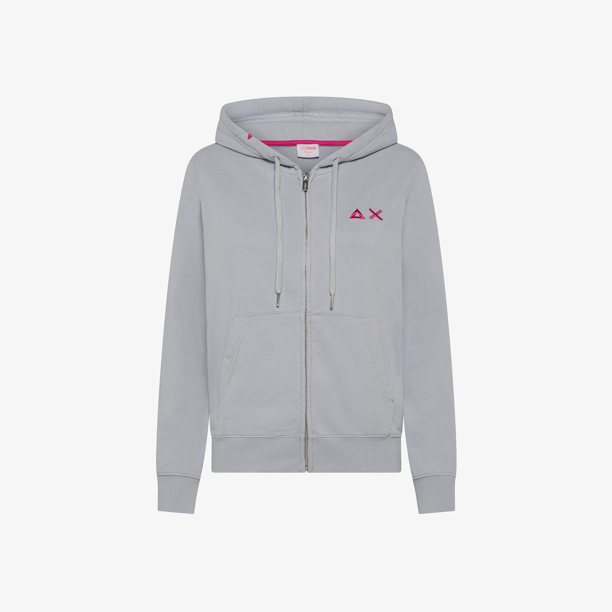 HOODIE ZIP L/S FLEECE LIGHT GREY