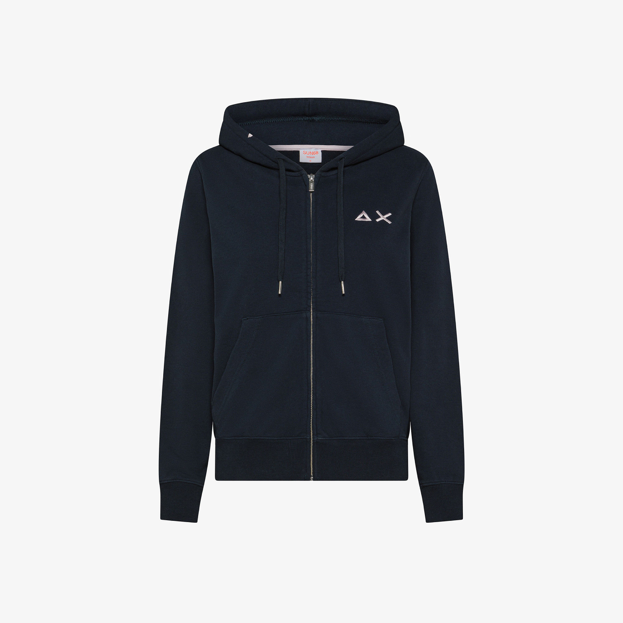 HOODIE ZIP L/S FLEECE NAVY BLUE