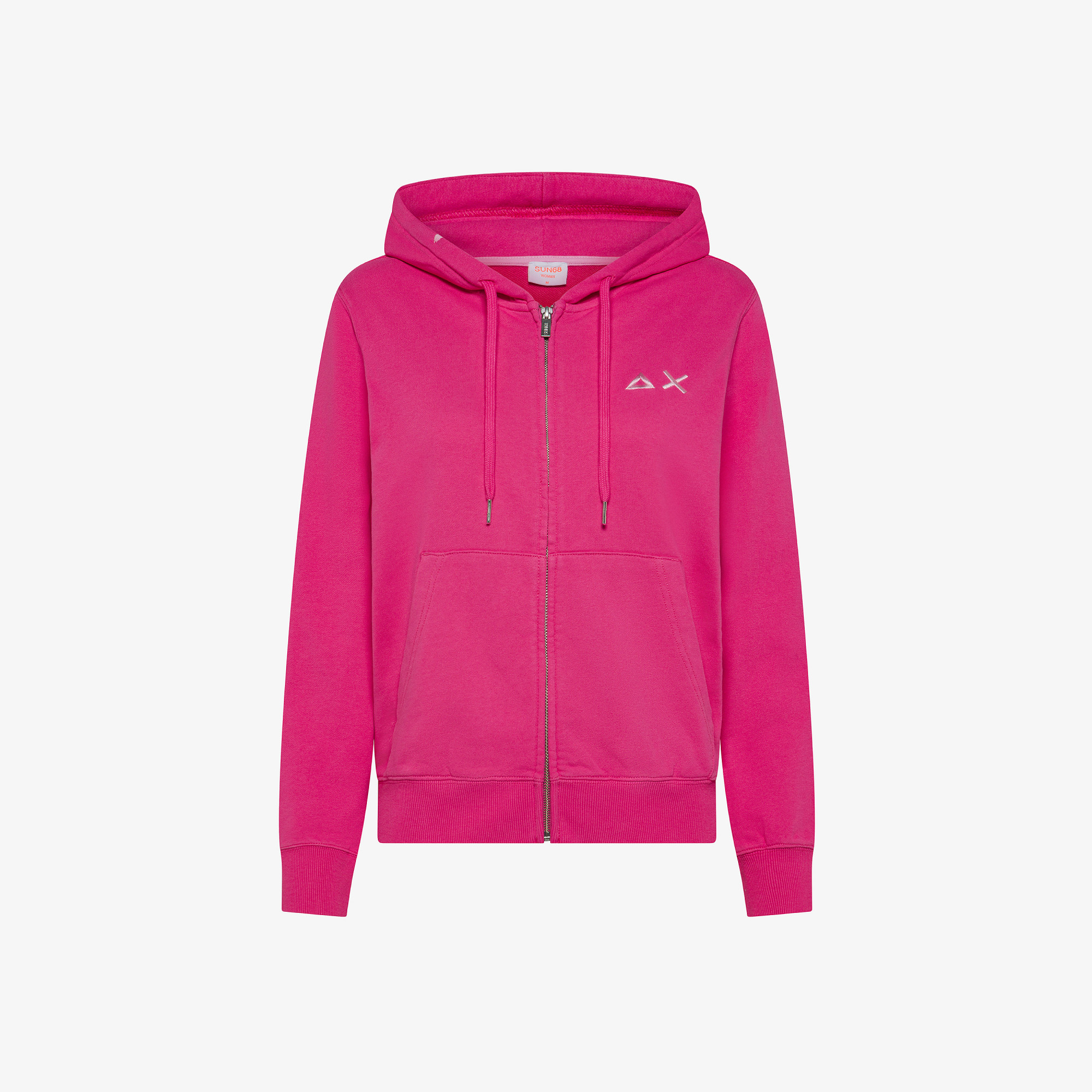 HOODIE ZIP L/S FLEECE FUXIA