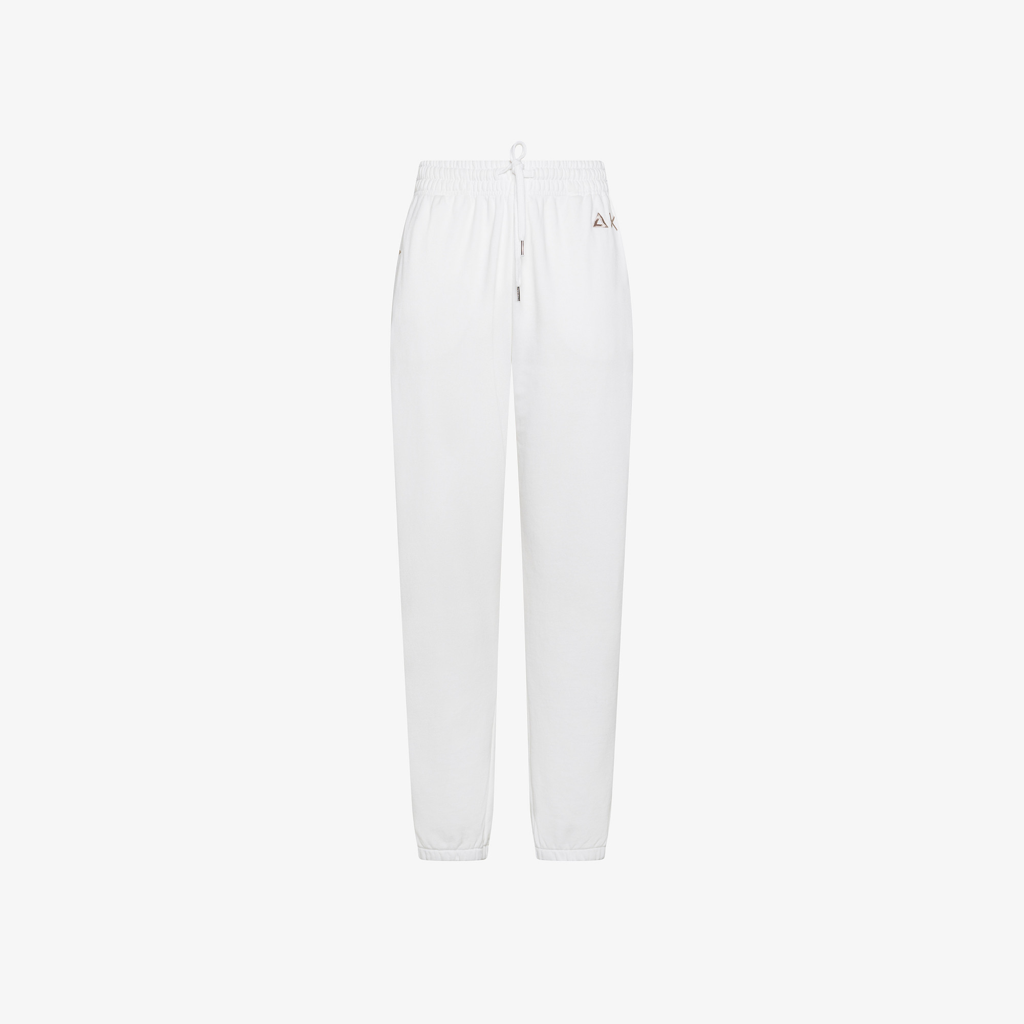 SWEATPANTS BASIC FLEECE BIANCO PANNA