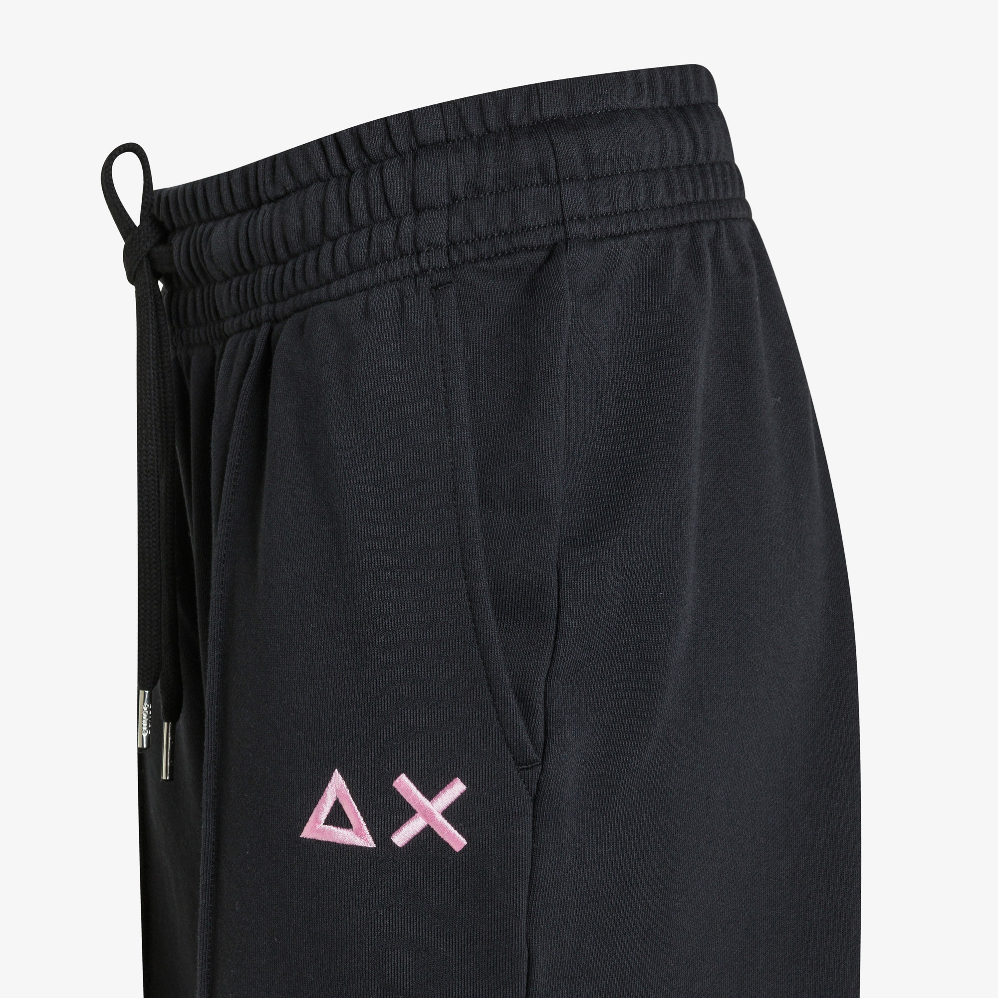SWEATPANTS WIDE LEG FLEECE NERO