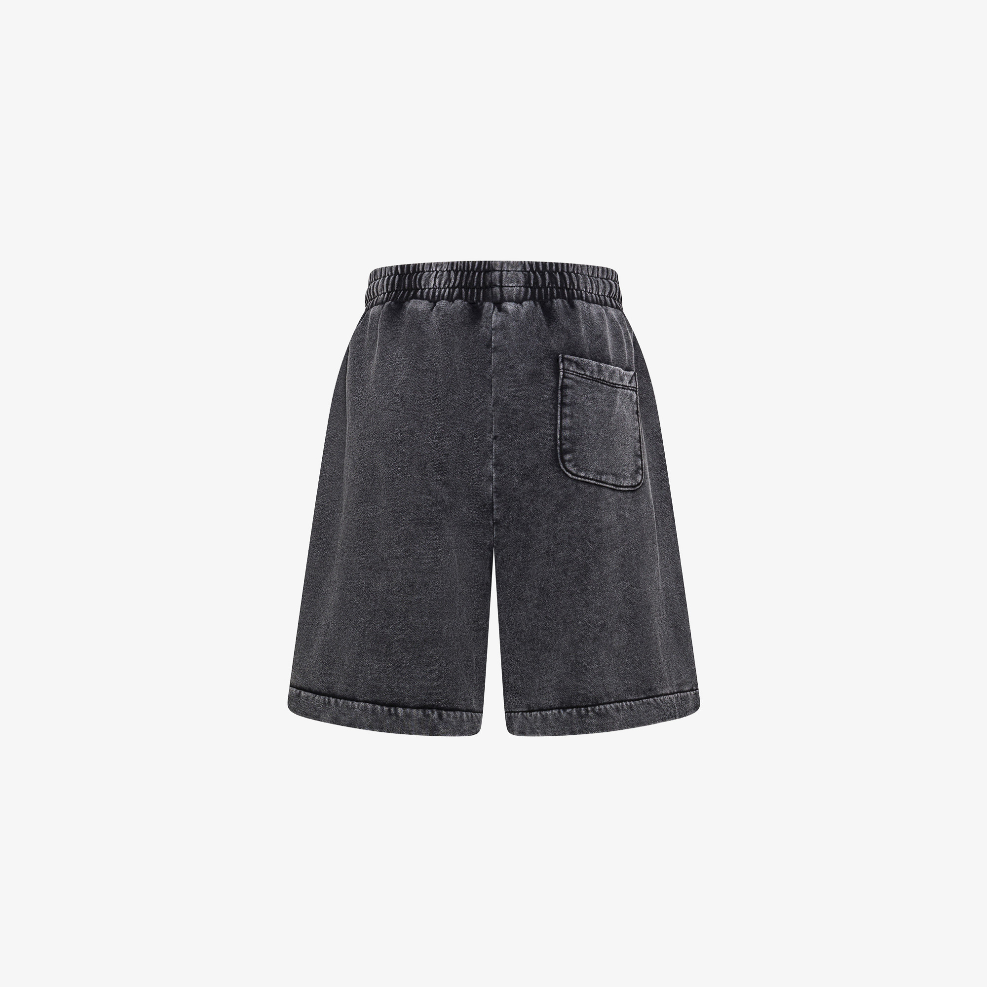 SWEATPANTS BERMUDA VINTAGE FLEECE BLACK