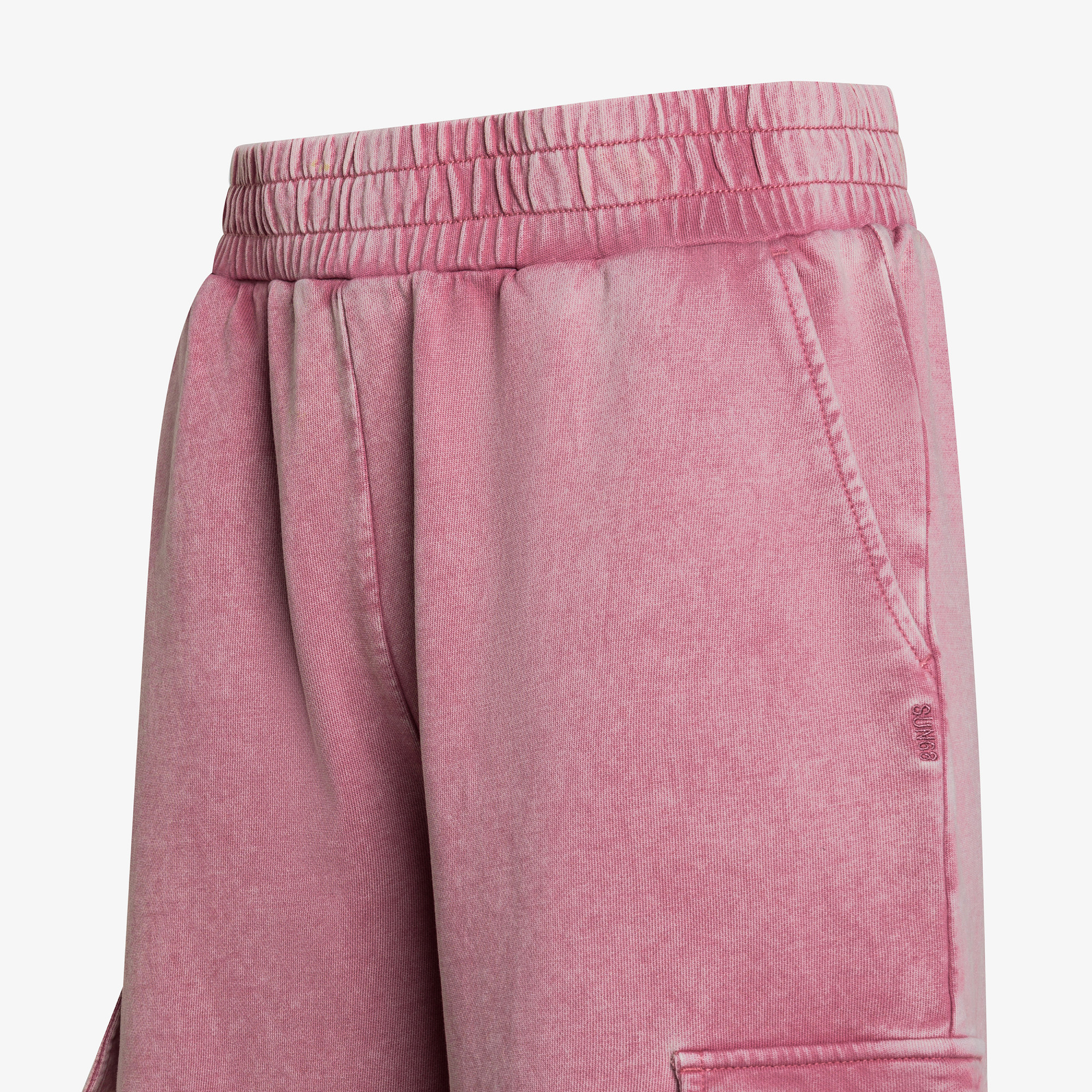 SWEATPANTS CARGO VINTAGE FLEECE DARK PINK