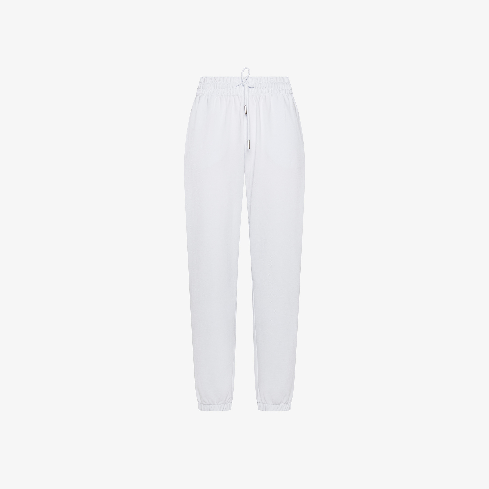 SWEATPANTS BASIC PIQUET FLEECE BIANCO