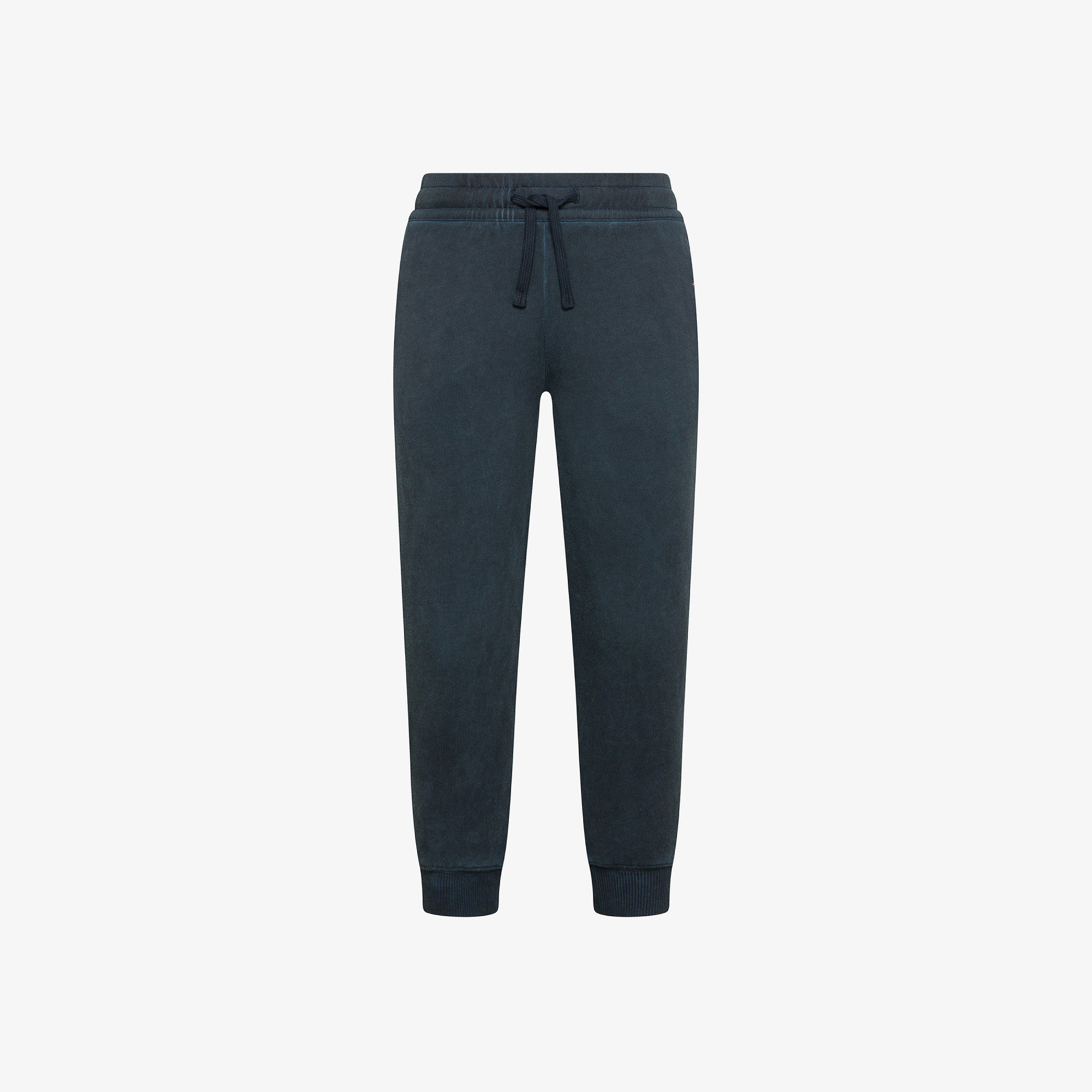 Pantaloni in felpa di cotone blu navy