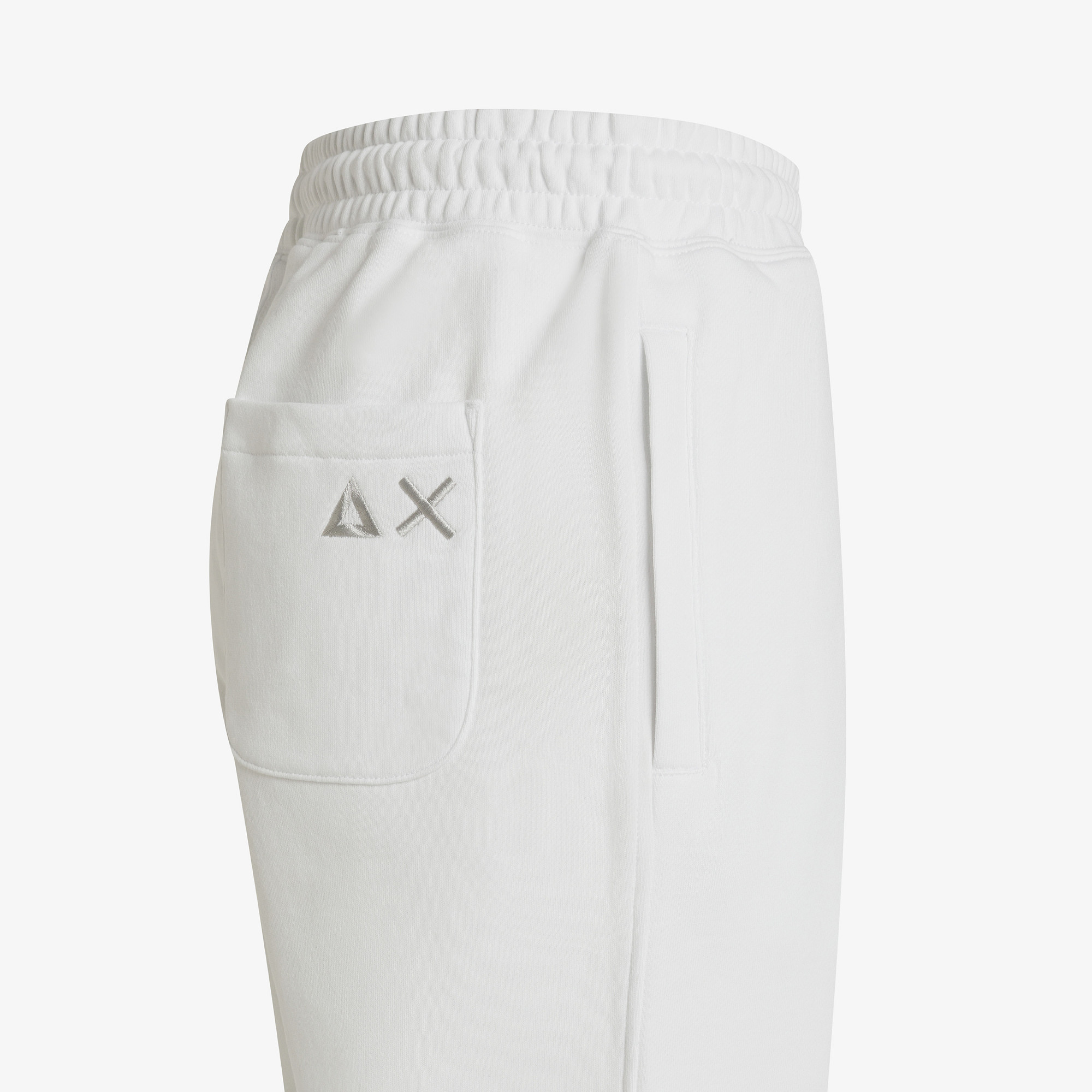 LONG PANT COTTON FL WHITE