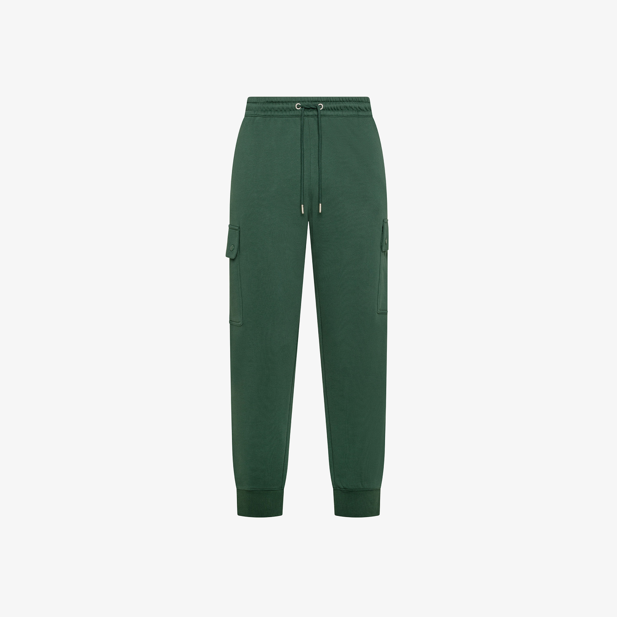 Fleece cargo joggers DARK GREEN