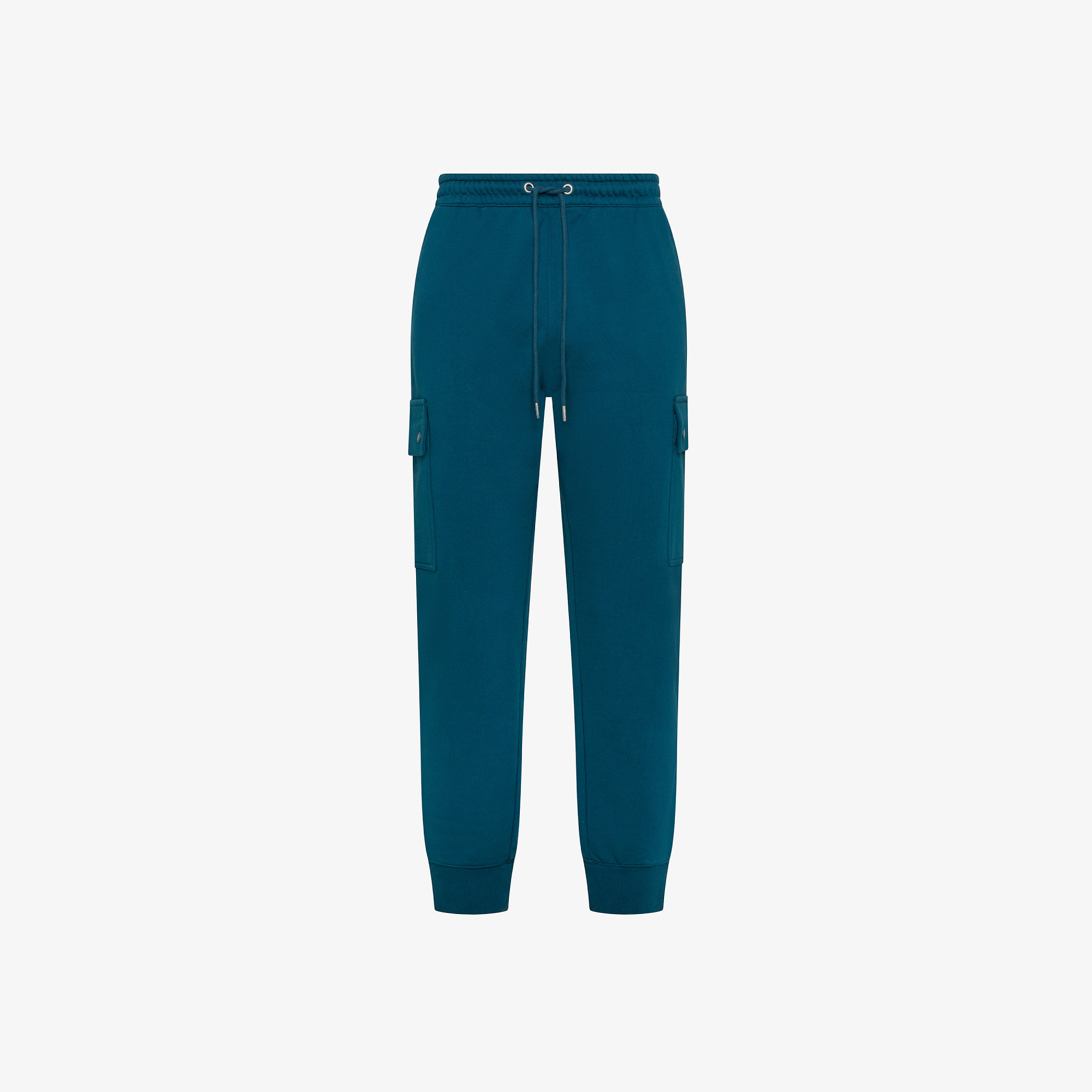 LONG PANT CARGO COTTON FL BLUE PROFONDO