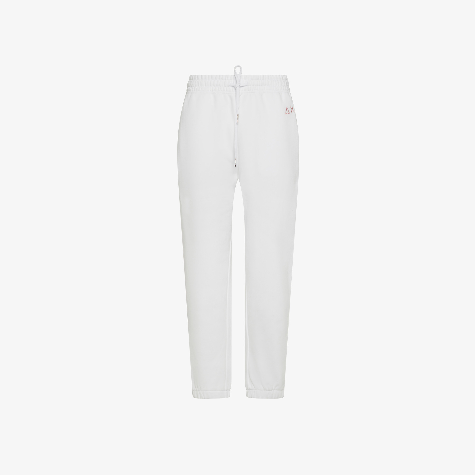 LONG PANT COTTON FL. WHITE