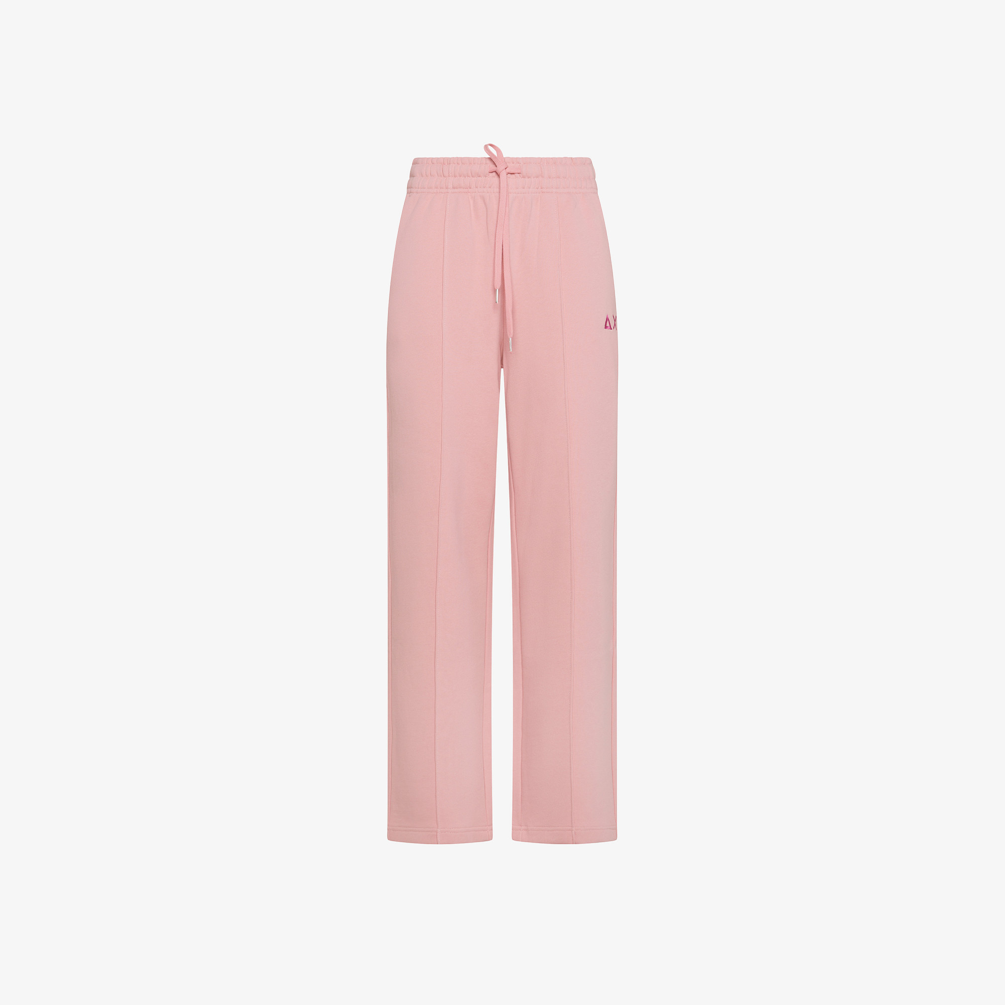 WIDE LONG PANT COTTON FL. BUBBLE GUM