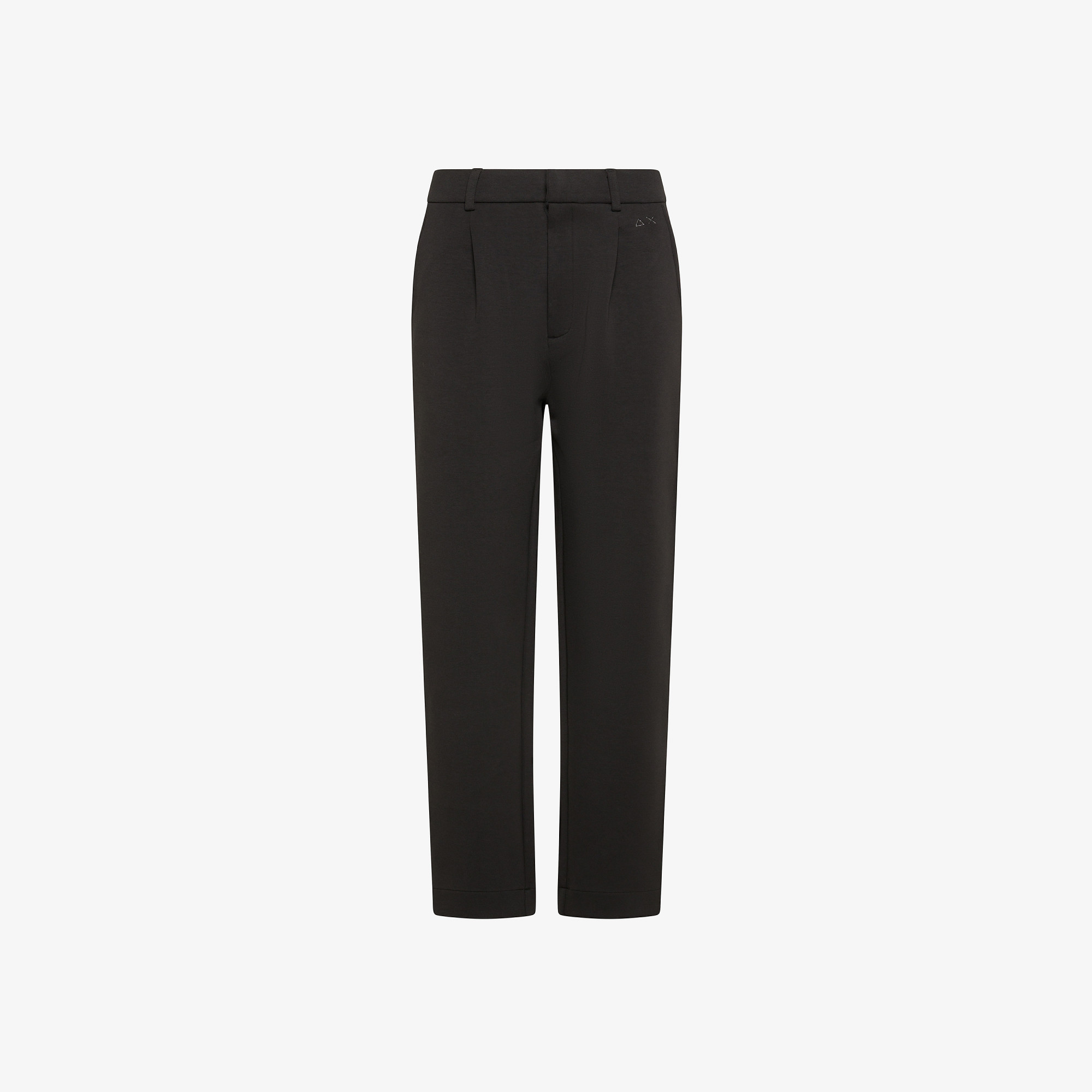 Cotton fleece trousers BLACK