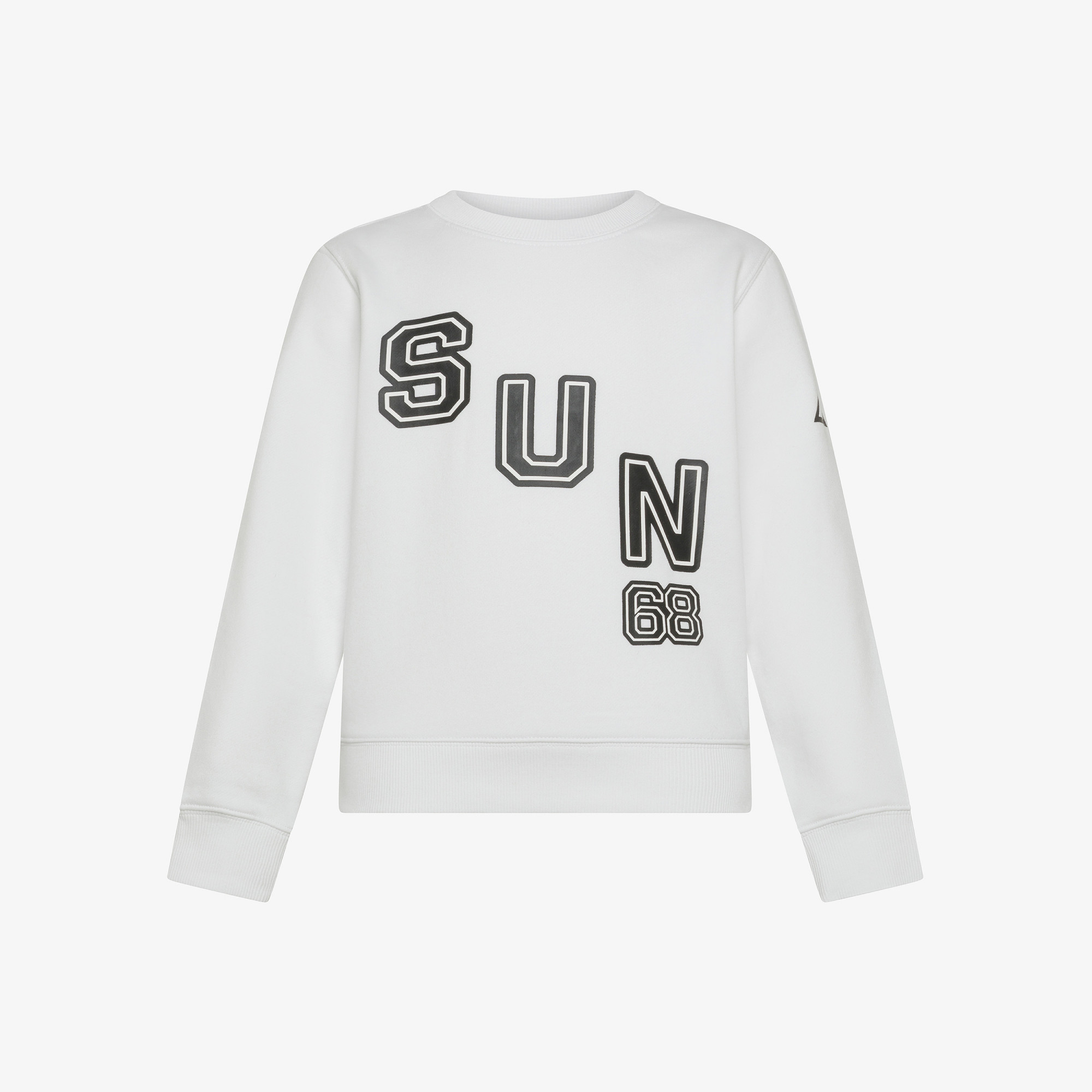 Cotton sweatshirt WHITE