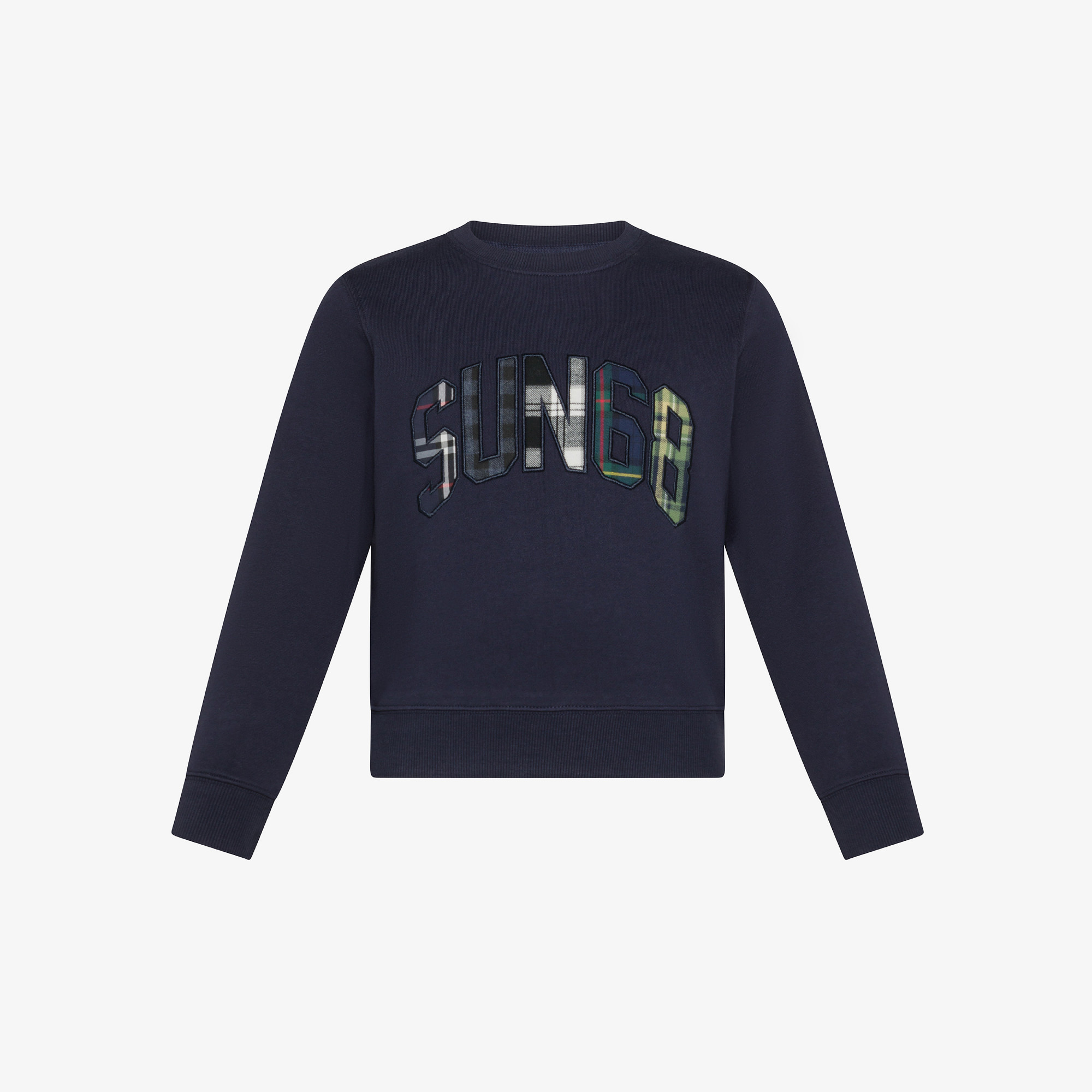 Cotton sweatshirt NAVY BLUE