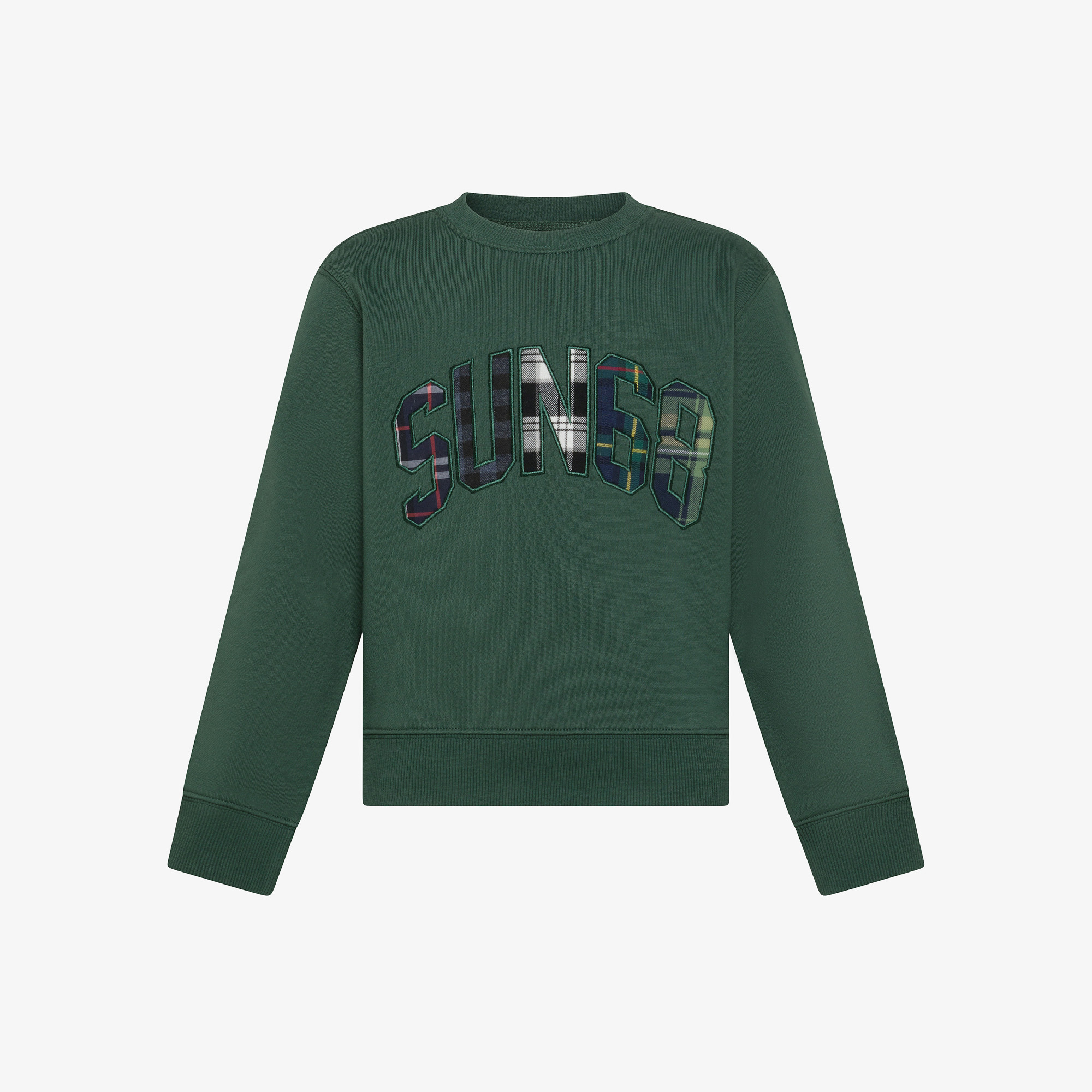 Cotton sweatshirt DARK GREEN