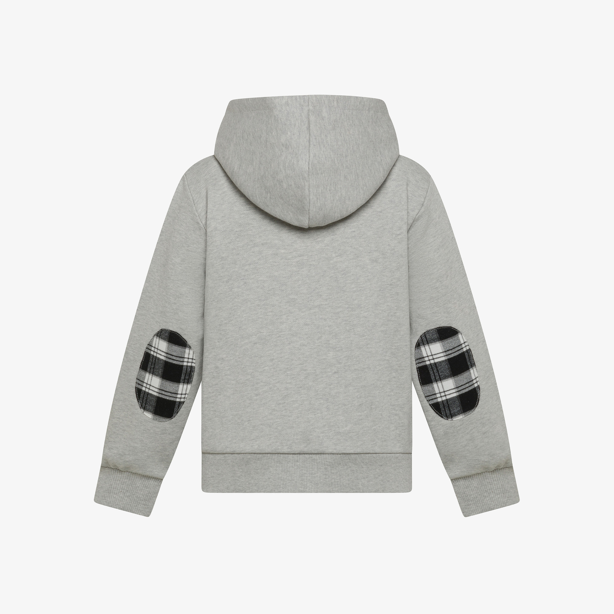Cotton zip hoodie MEDIUM GREY