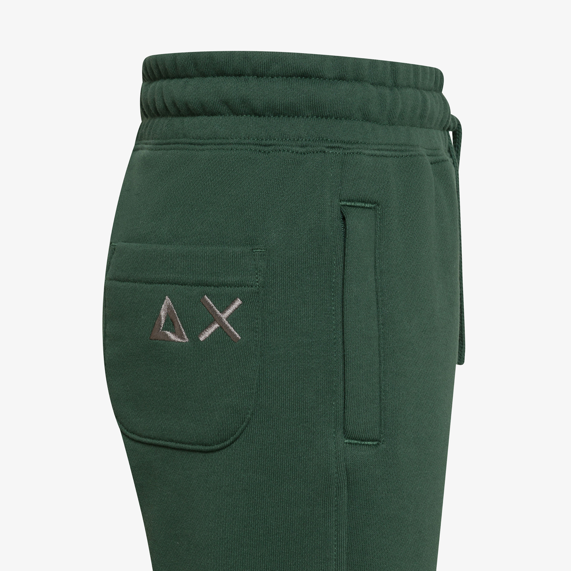 Pantaloni jogging in felpa VERDE SCURO