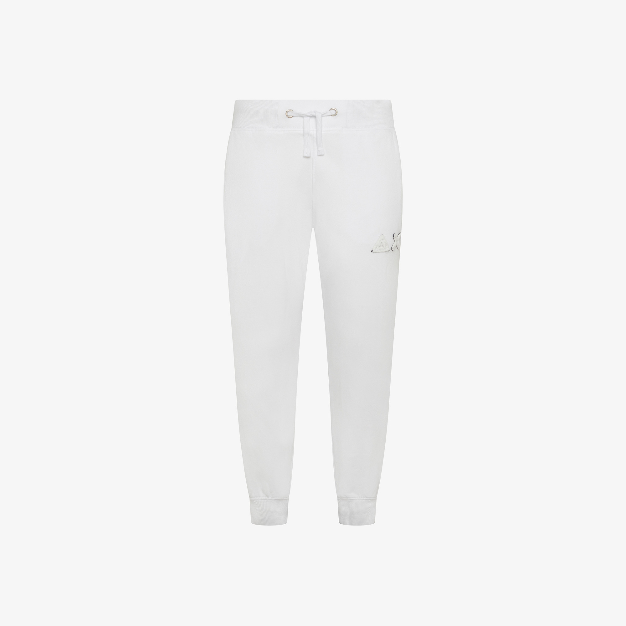 Fleece joggers WHITE