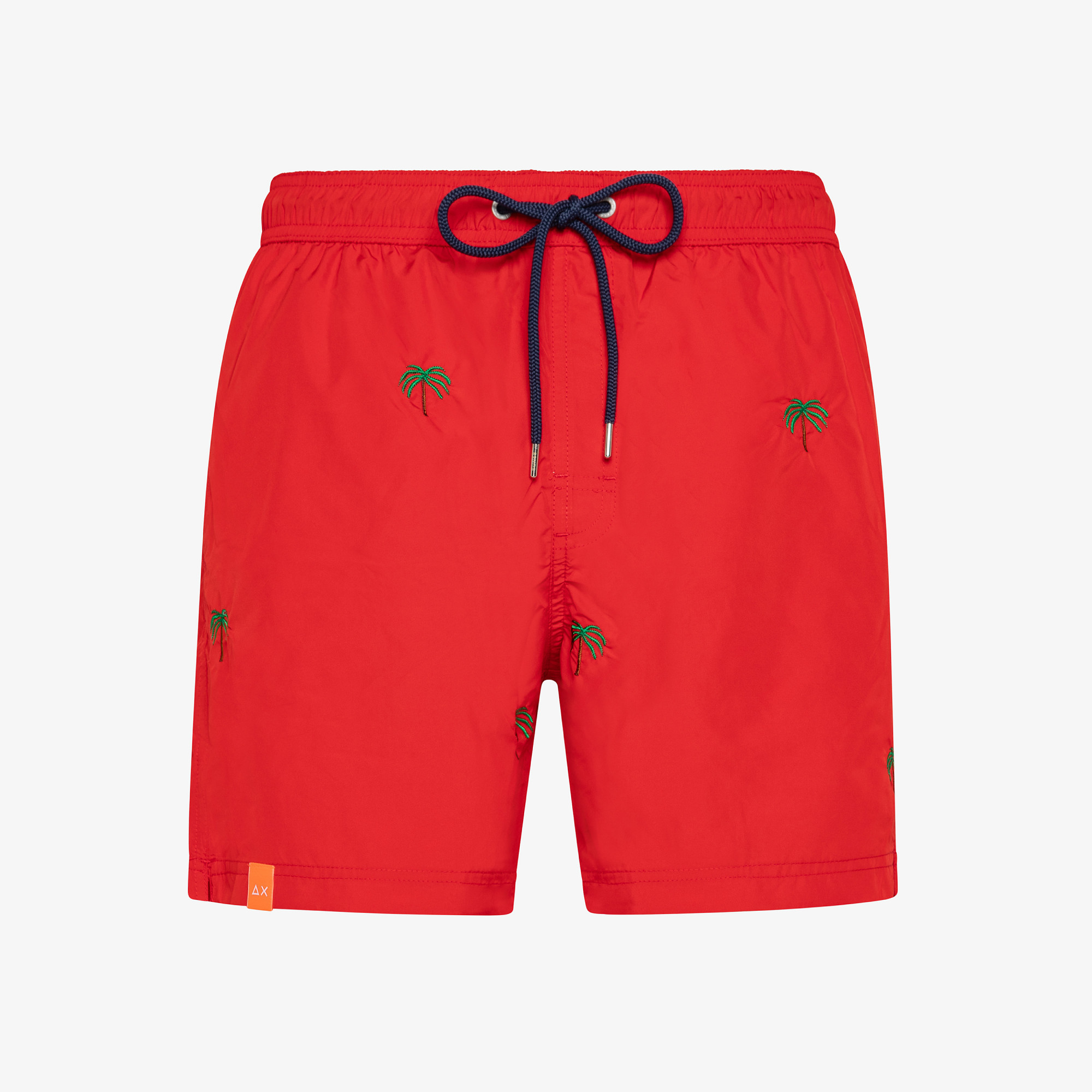 SWIM PANT EMBRODERY ROSSO FUOCO