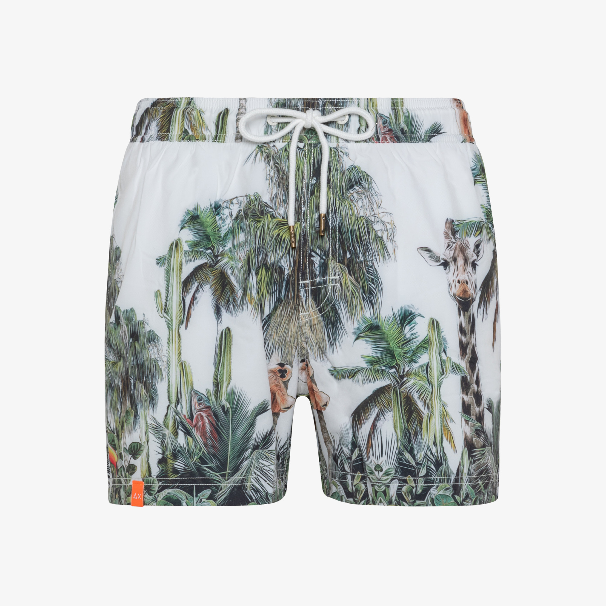 SWIM PANT ANIMAL BIANCO PANNA