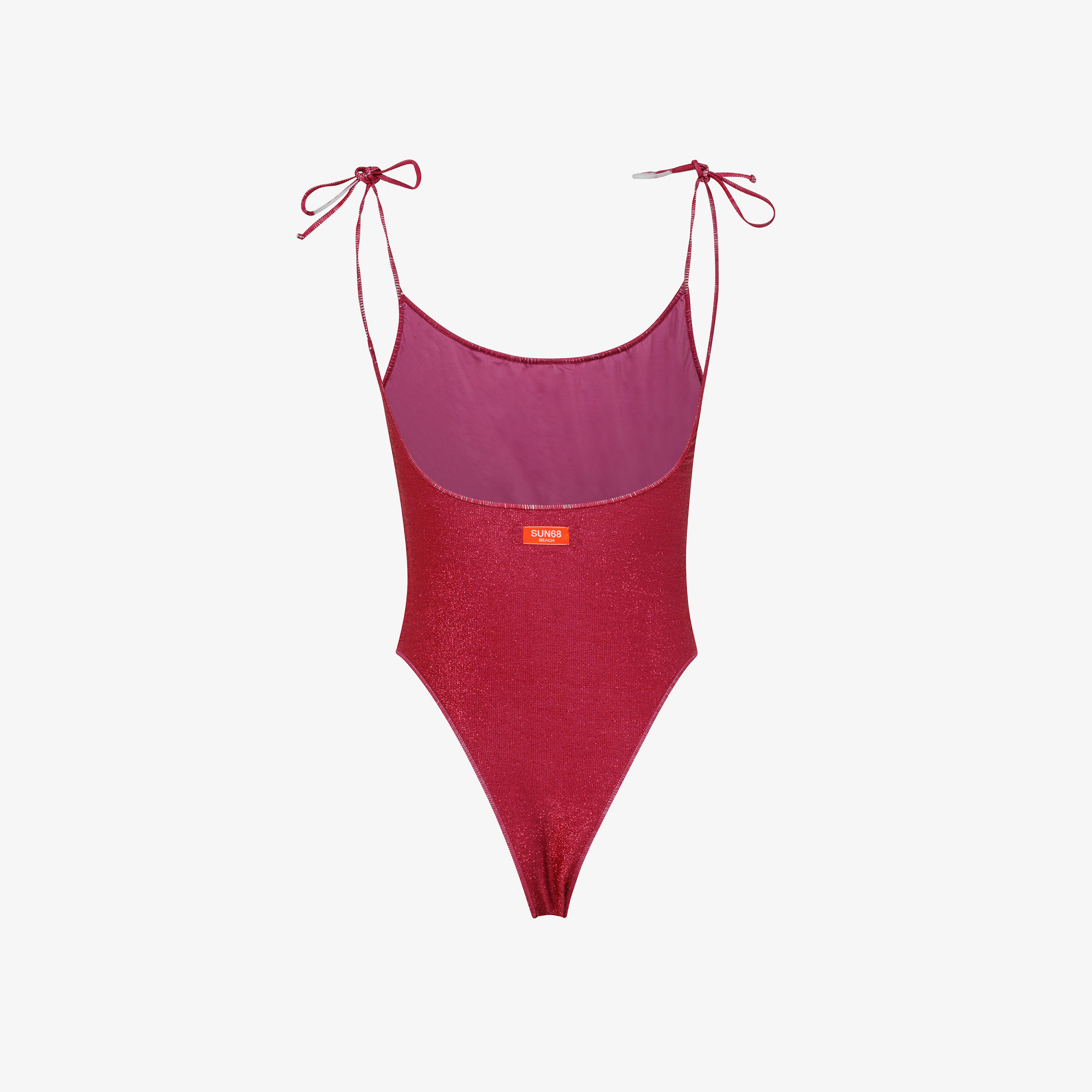 SWIMSUIT LUREX CICLAMINO