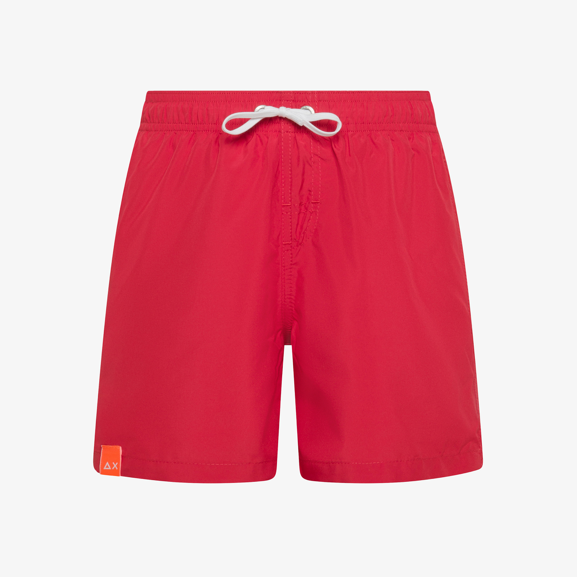 Boxer mare in nylon rosso fuoco