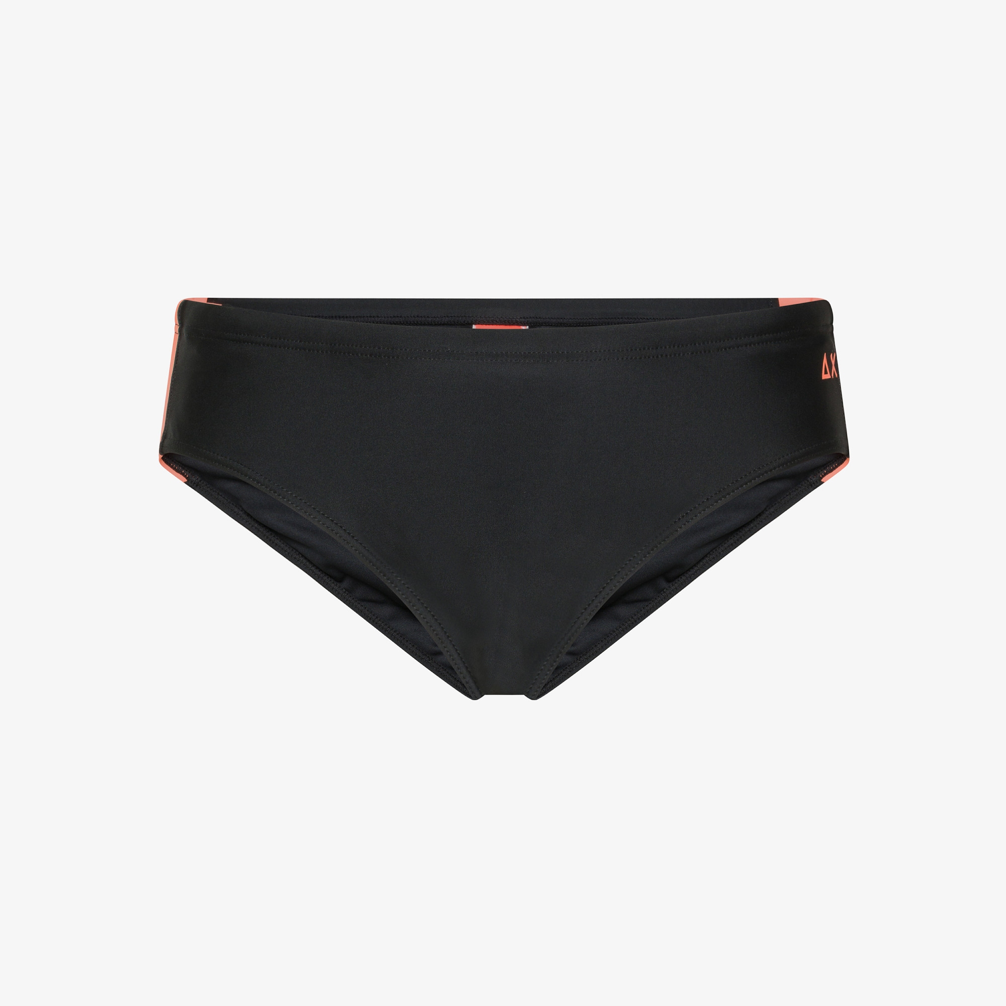 SLIP SOLID SIDE STRIPE FLUO NERO