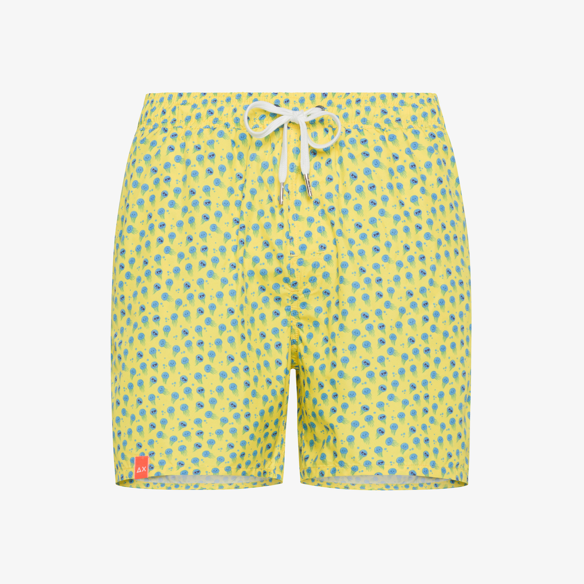 SWIM PANT TIE PATTERN YELLOW