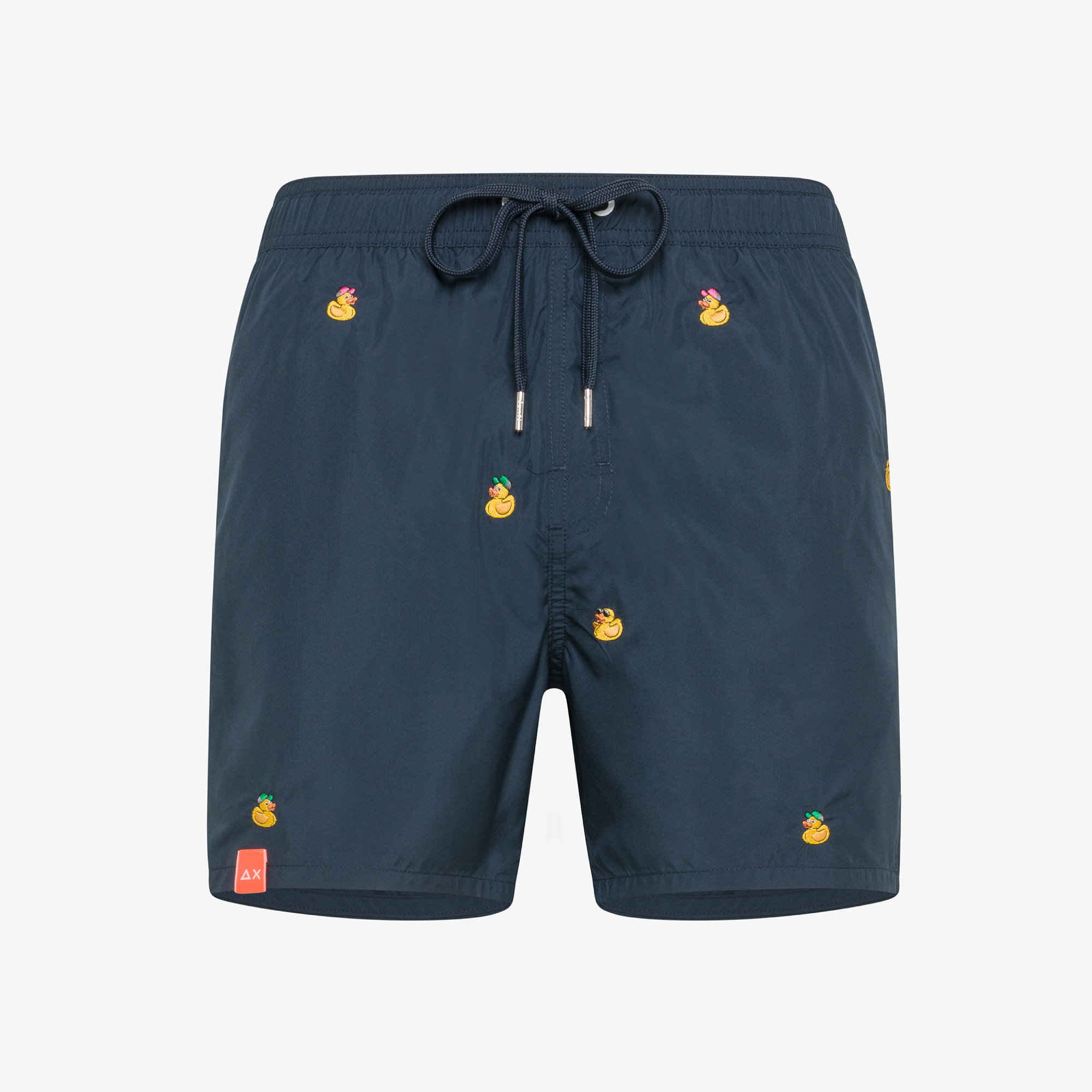 SWIM PANT SMALL EMBROIDERY NAVY BLUE